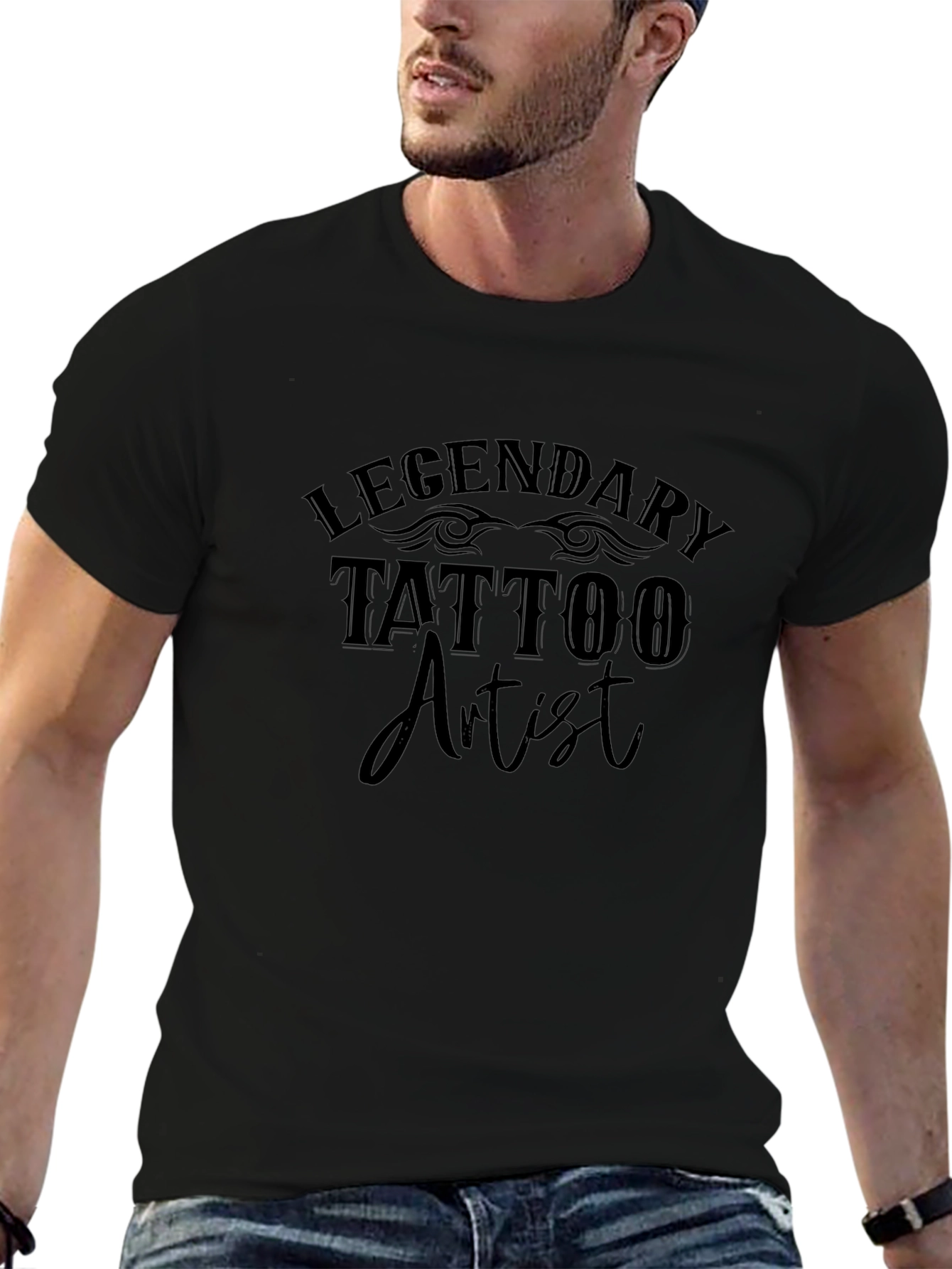 Legendary Tattoo Artist Black T-Shirt