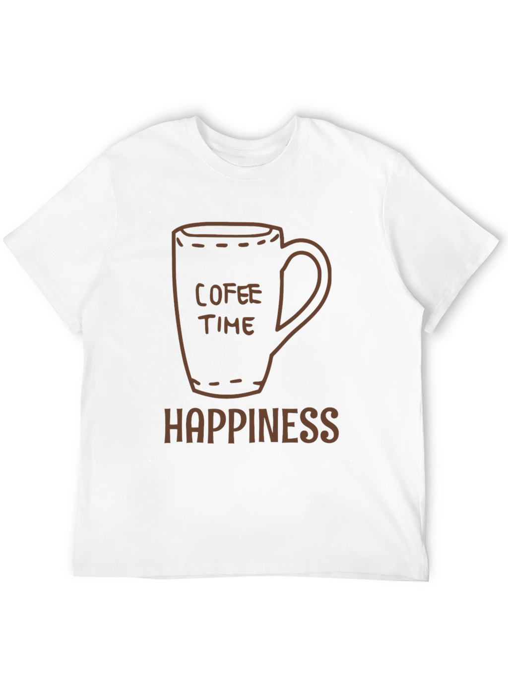 Coffee Time Happiness Graphic Tee