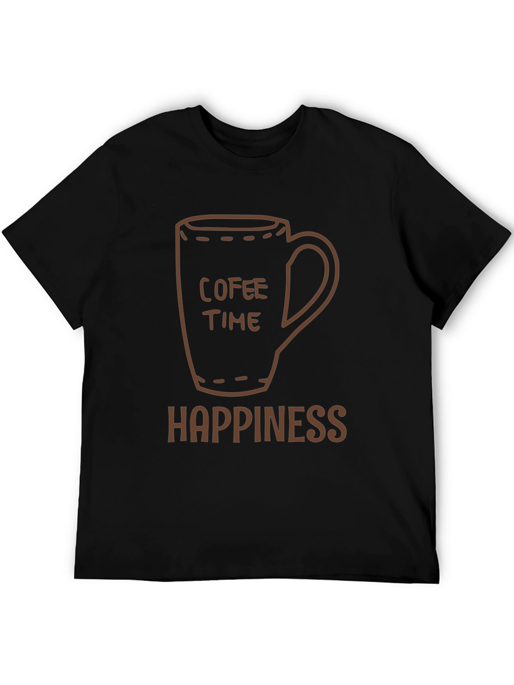 Coffee Time Happiness Graphic Tee
