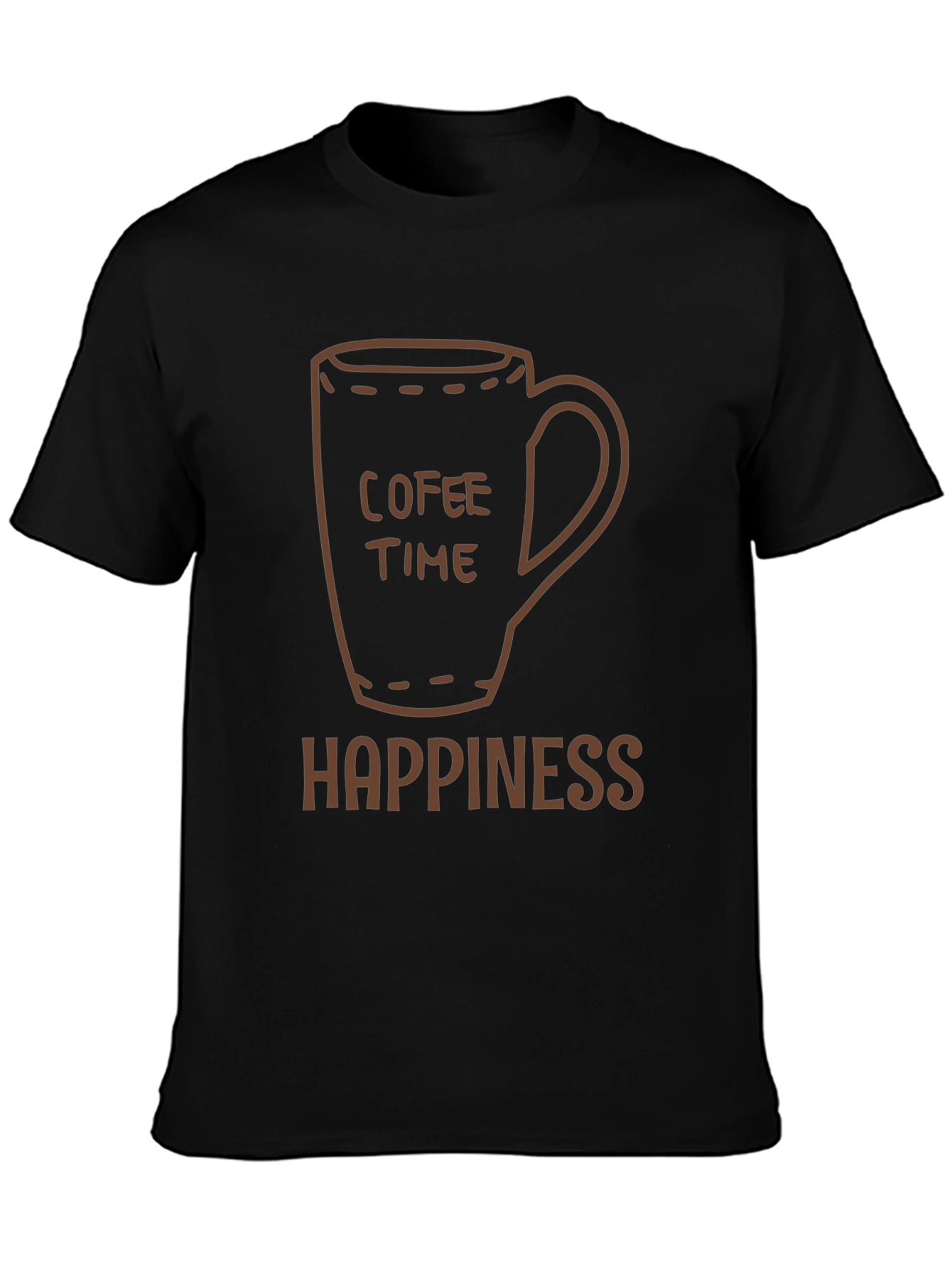 Coffee Time Happiness Graphic Tee