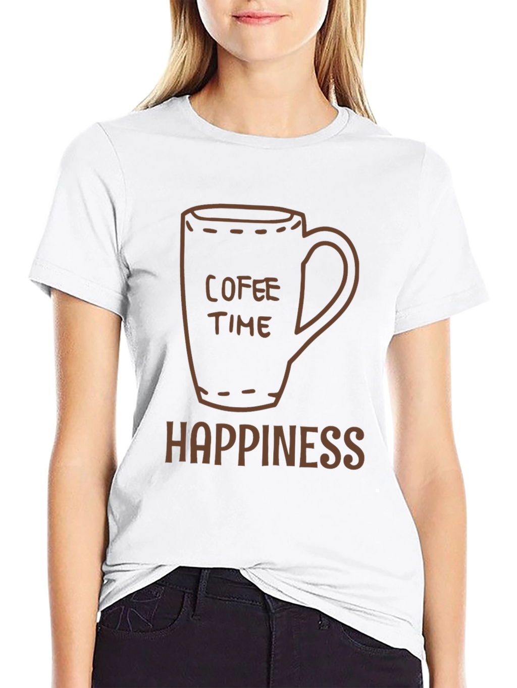 Coffee Time Happiness Graphic Tee
