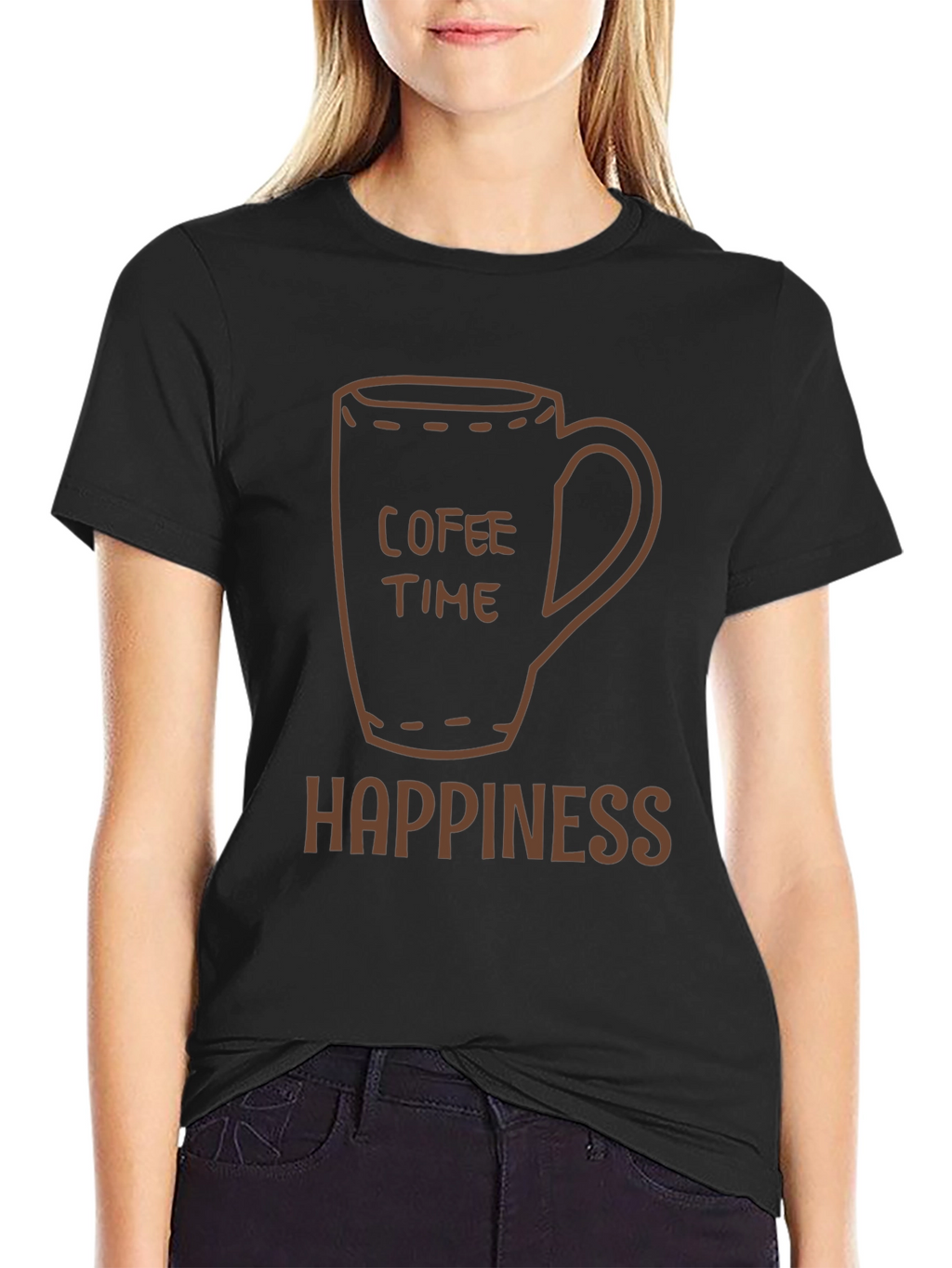 Coffee Time Happiness Graphic Tee