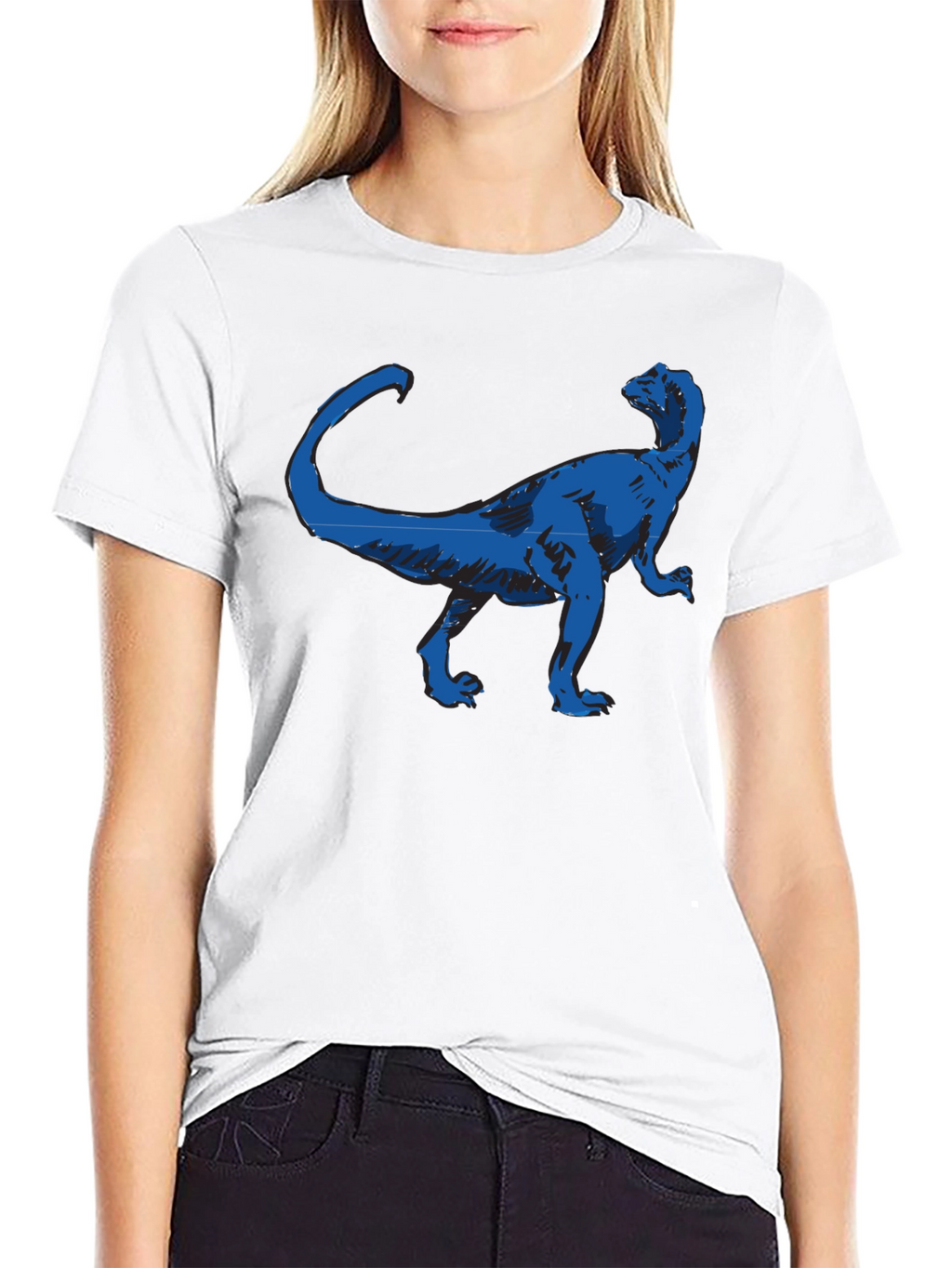Dinosaur Graphic Black T-Shirt