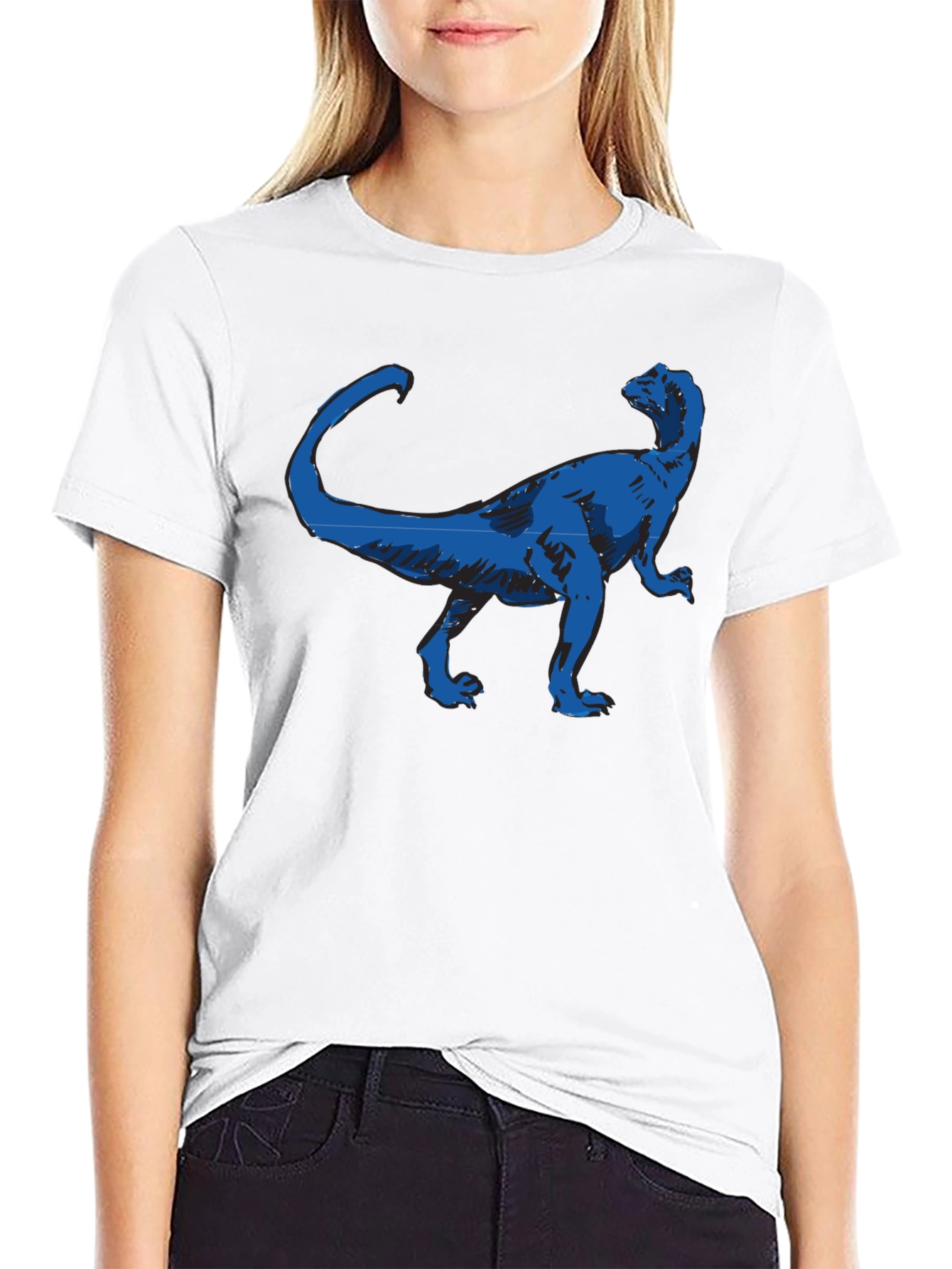 Dinosaur Graphic Black T-Shirt