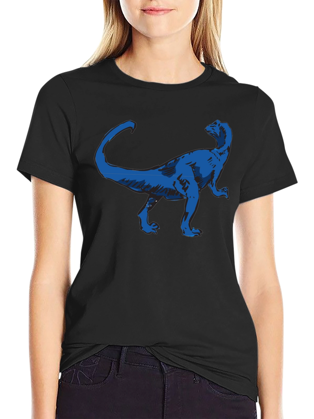 Dinosaur Graphic Black T-Shirt