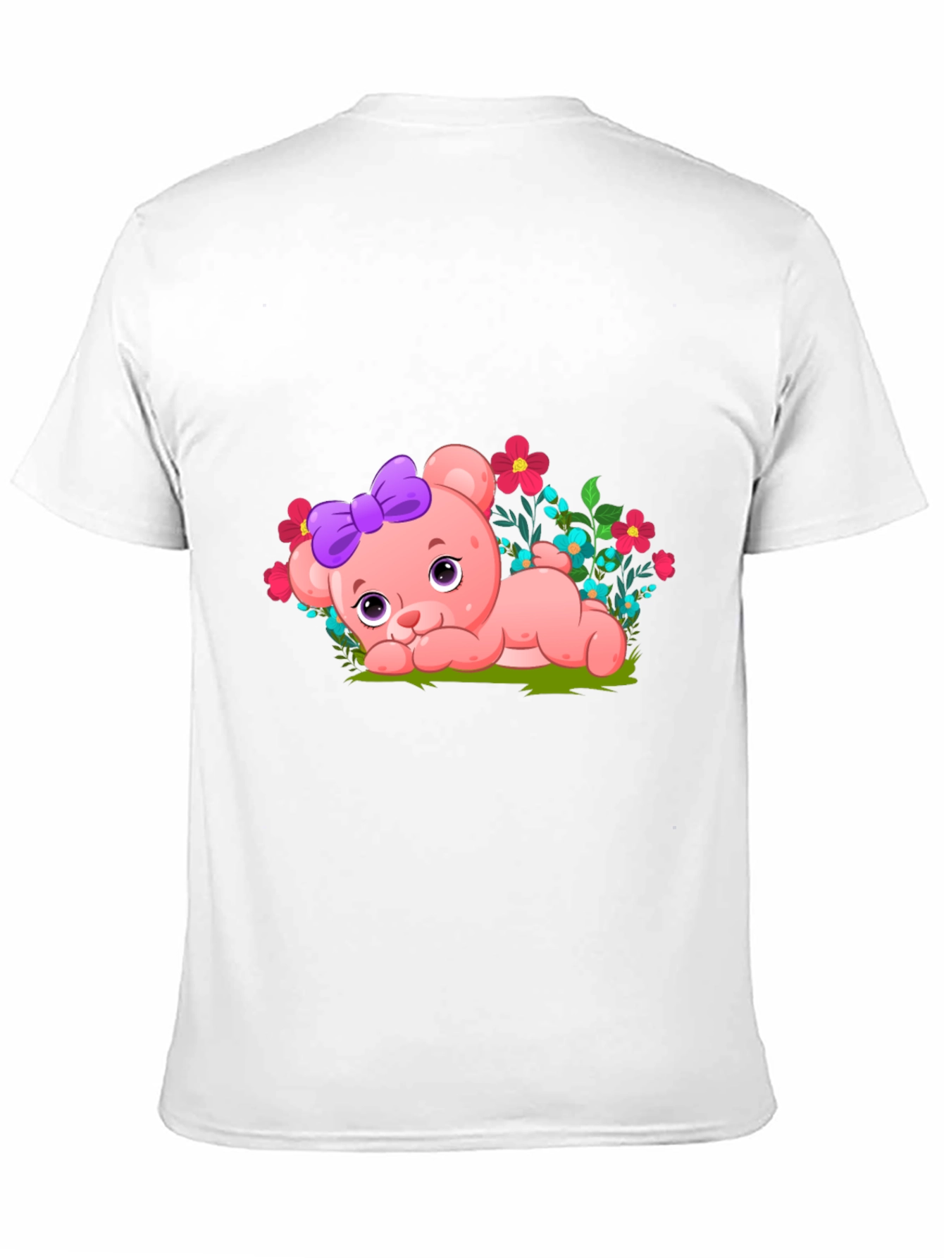 Cute Bear with Bow Graphic Tee