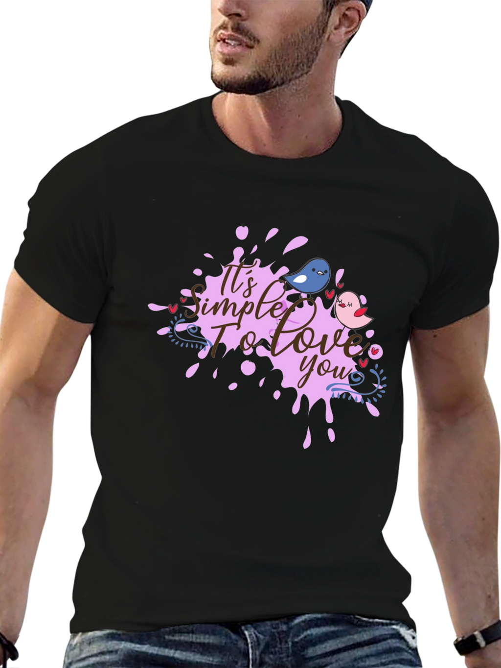 Its Simple To Love You Graphic Tee