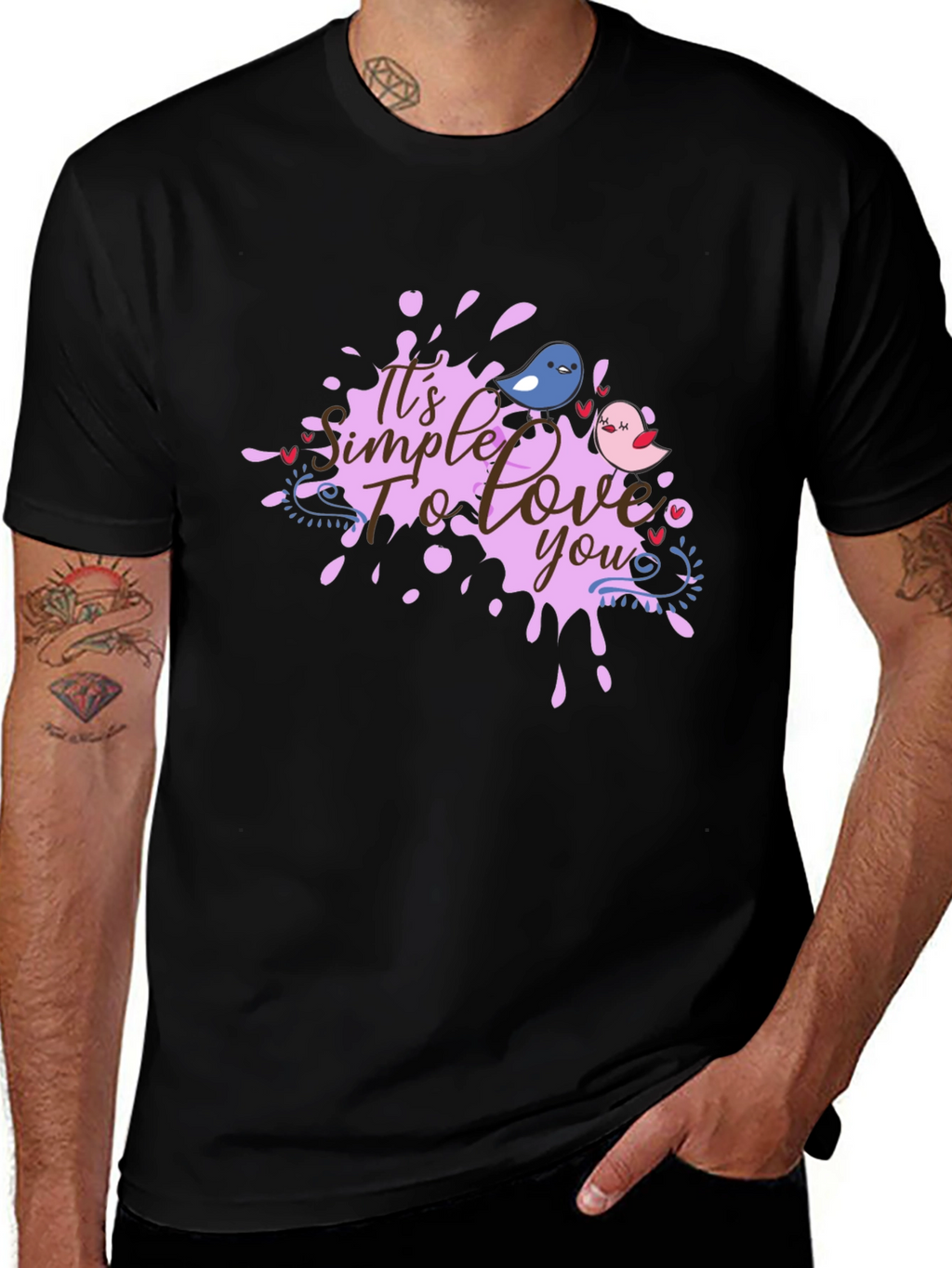 Its Simple To Love You Graphic Tee