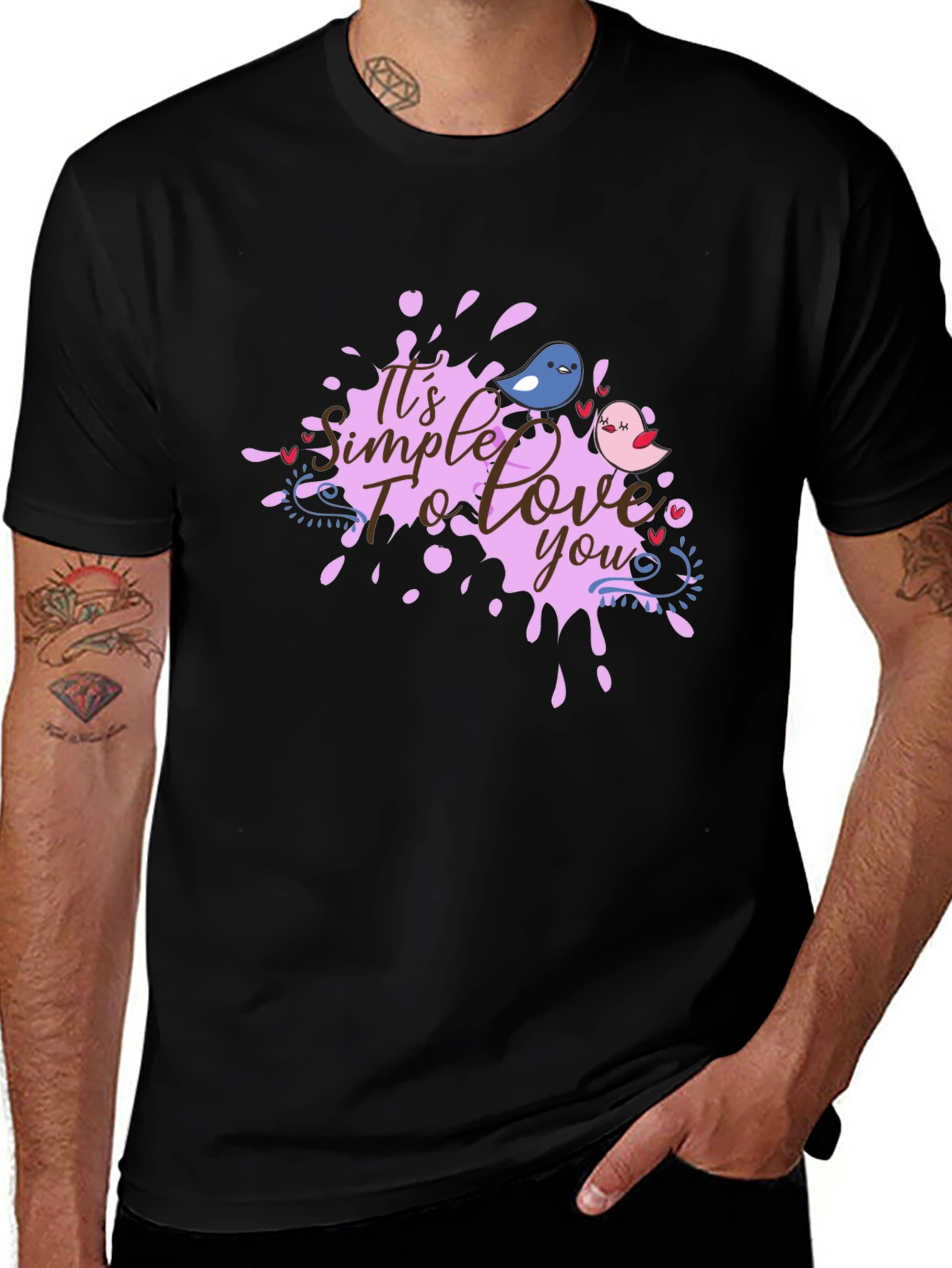 Its Simple To Love You Graphic Tee
