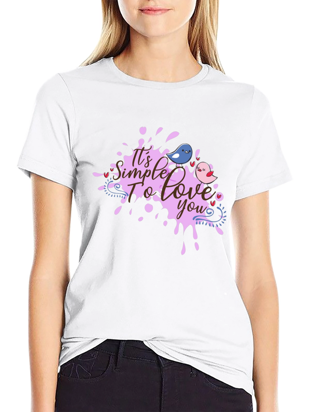 Its Simple To Love You Graphic Tee