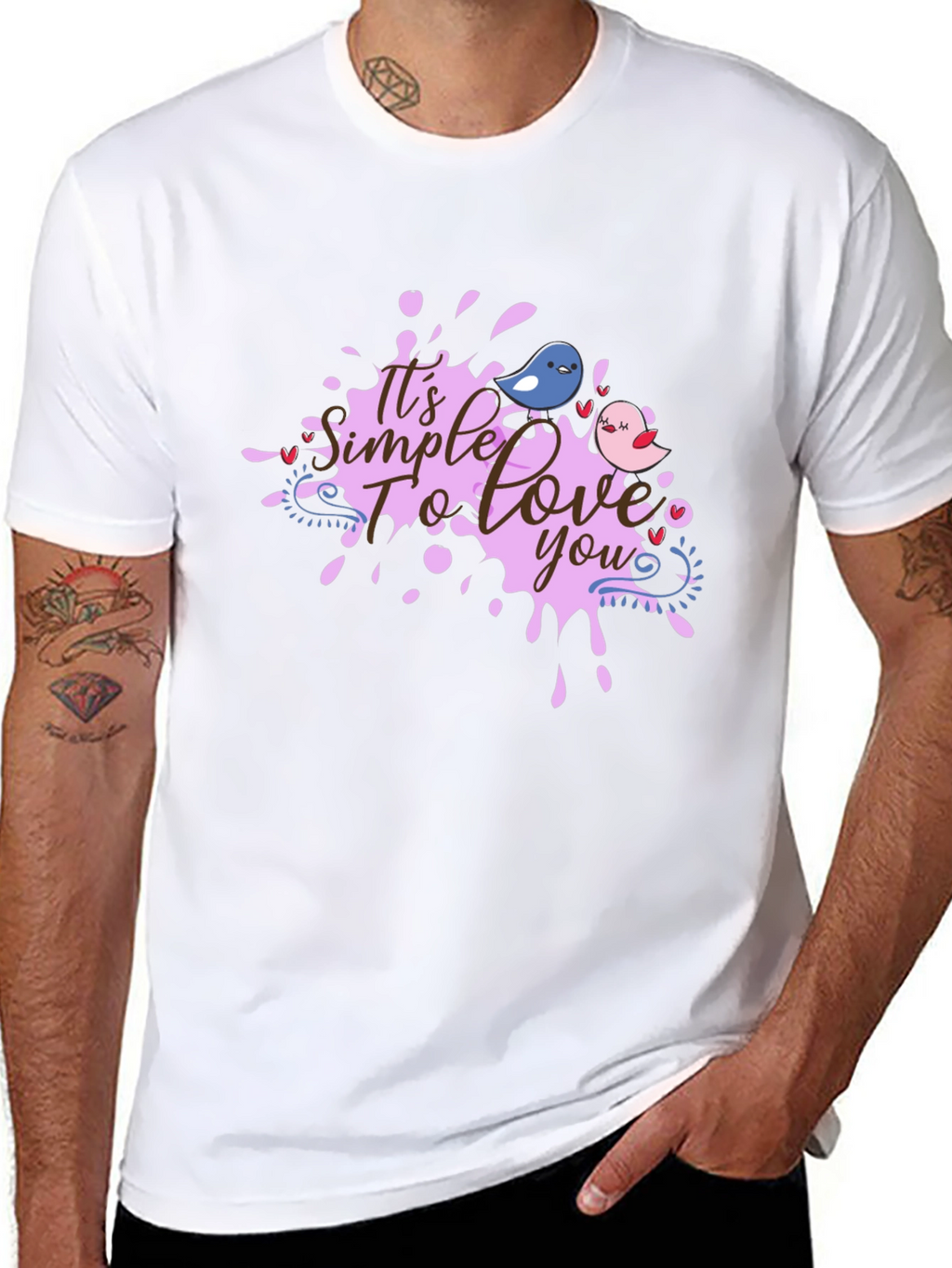 Its Simple To Love You Graphic Tee