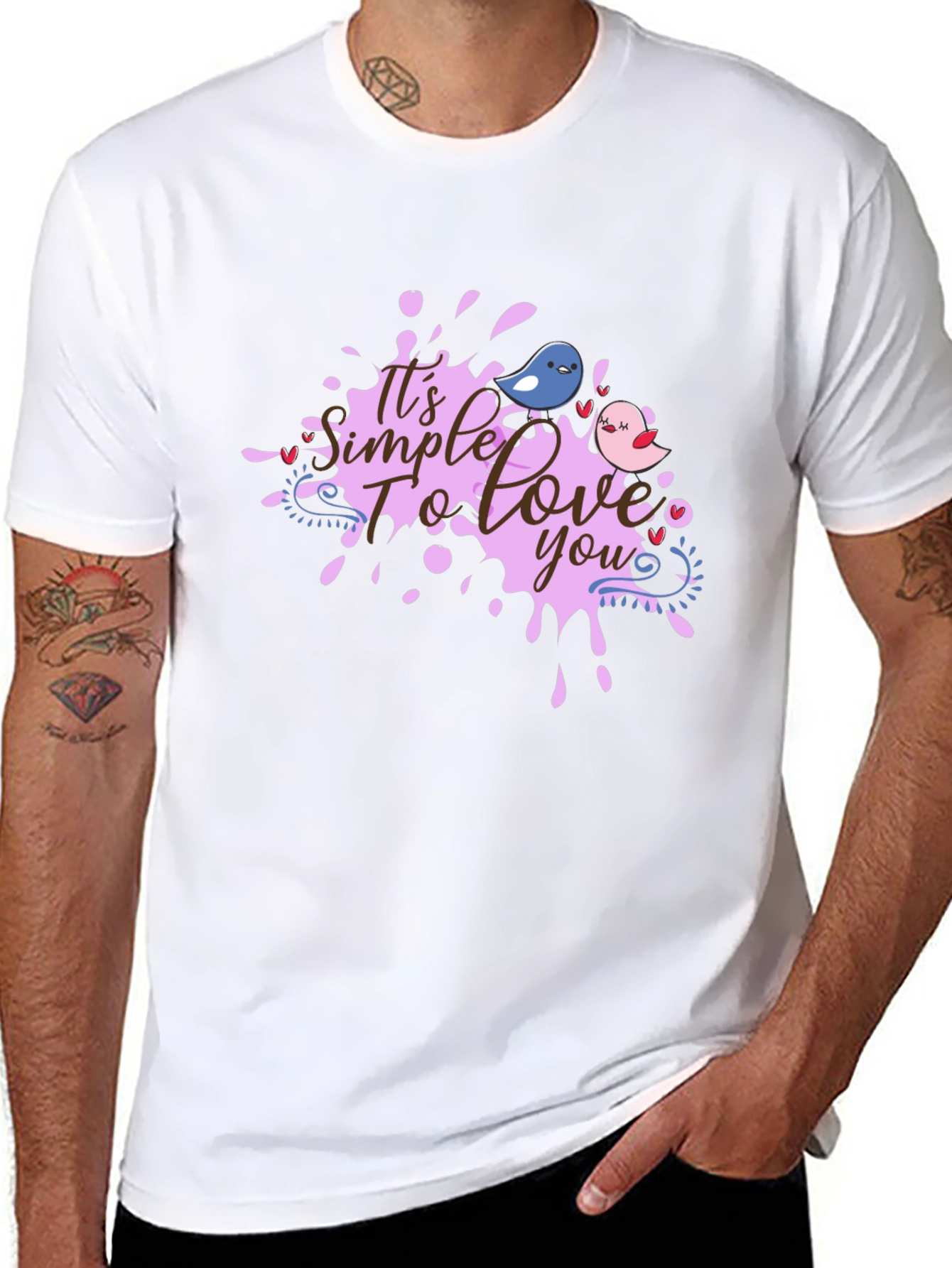 Its Simple To Love You Graphic Tee