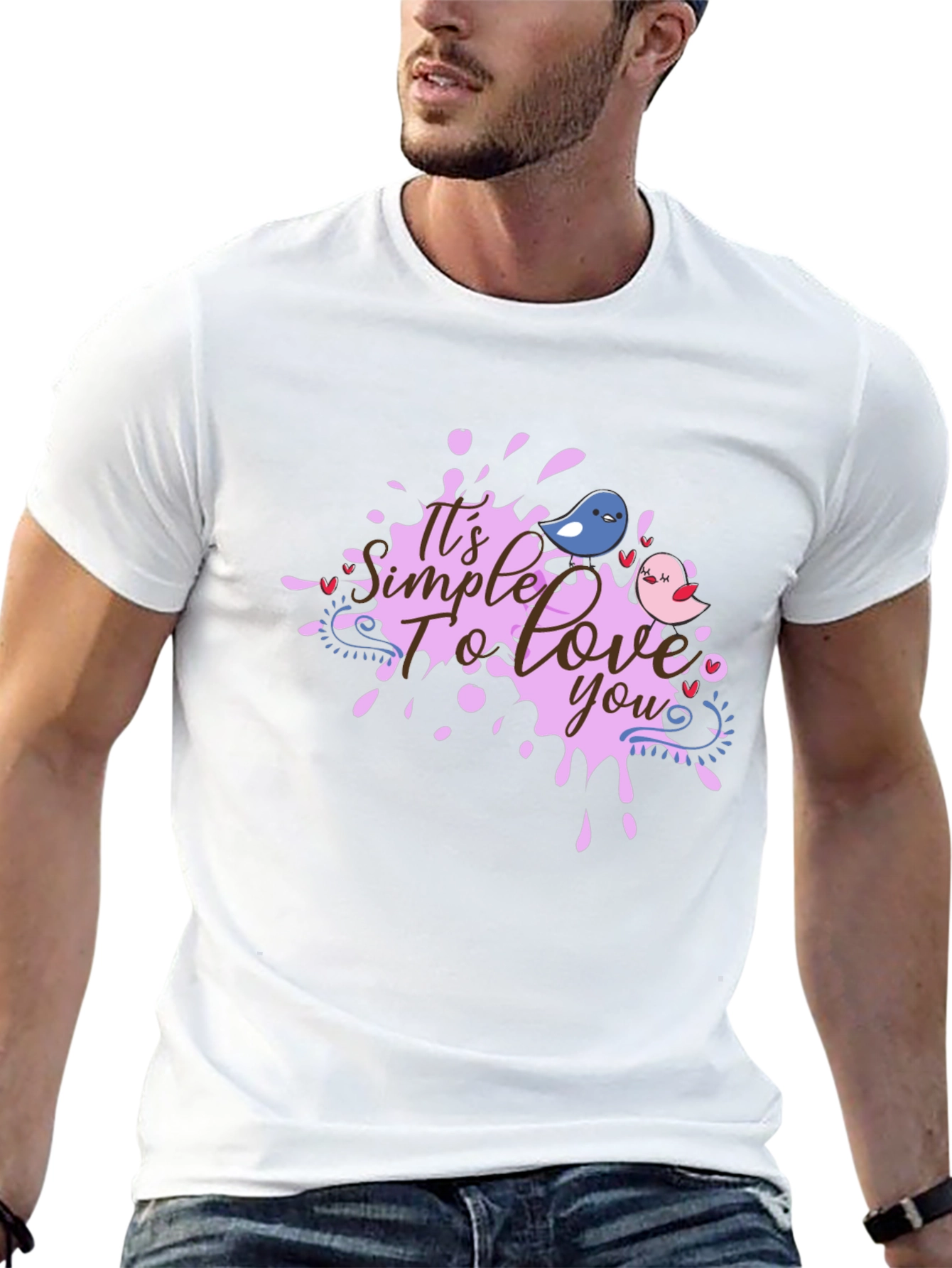 Its Simple To Love You Graphic Tee