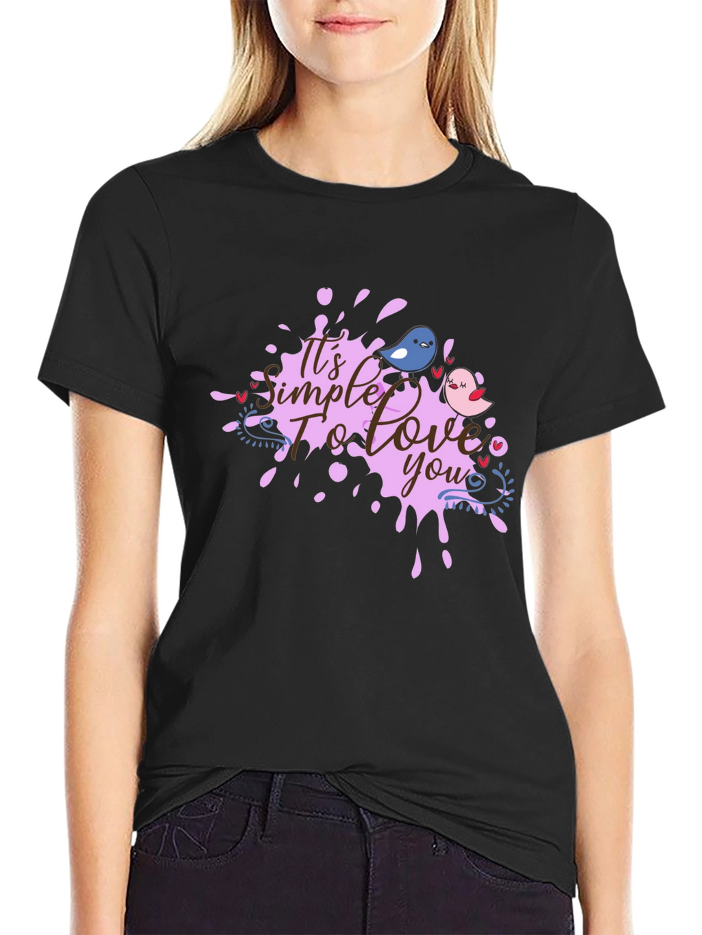 Its Simple To Love You Graphic Tee