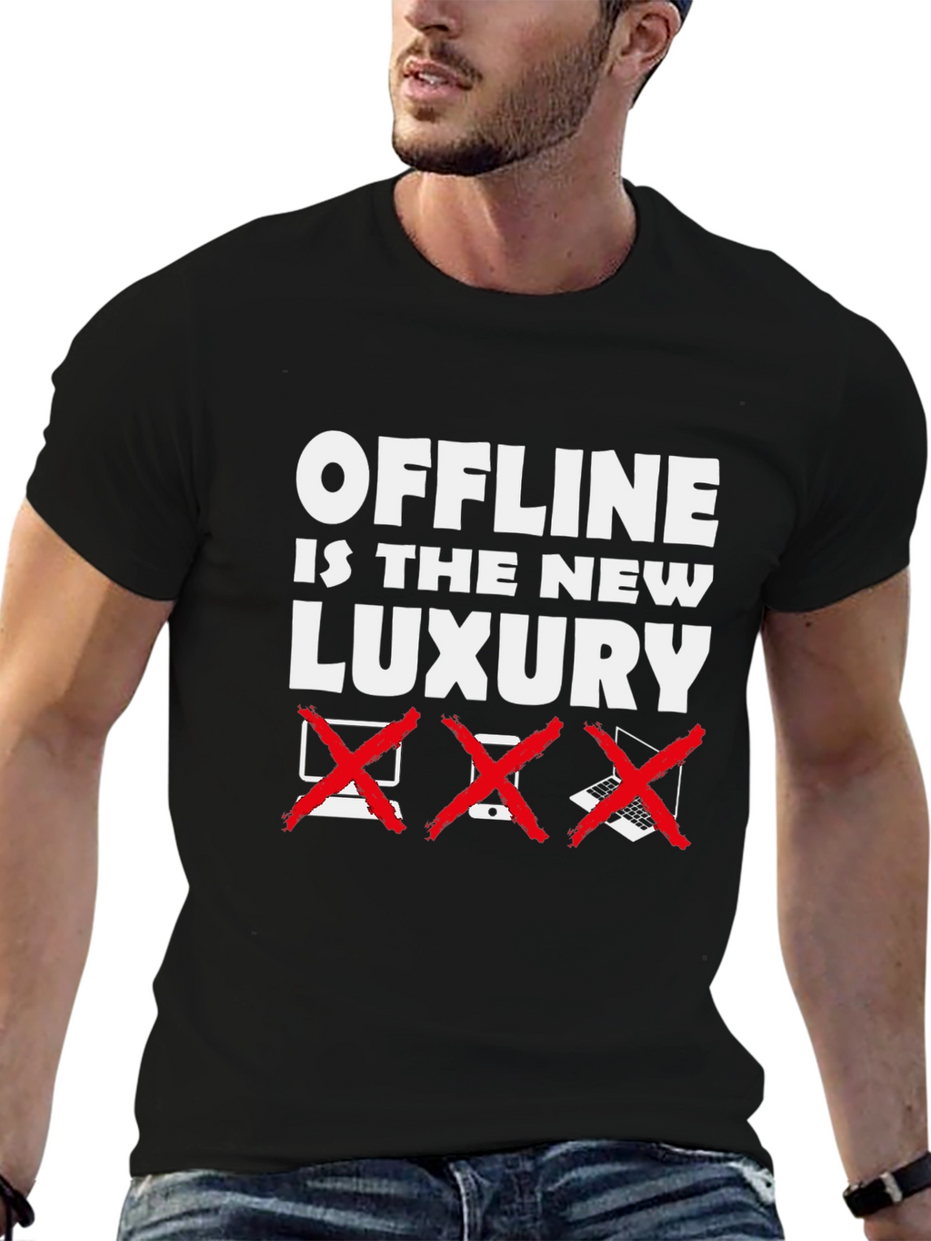 Offline is the New Luxury Graphic T-Shirt