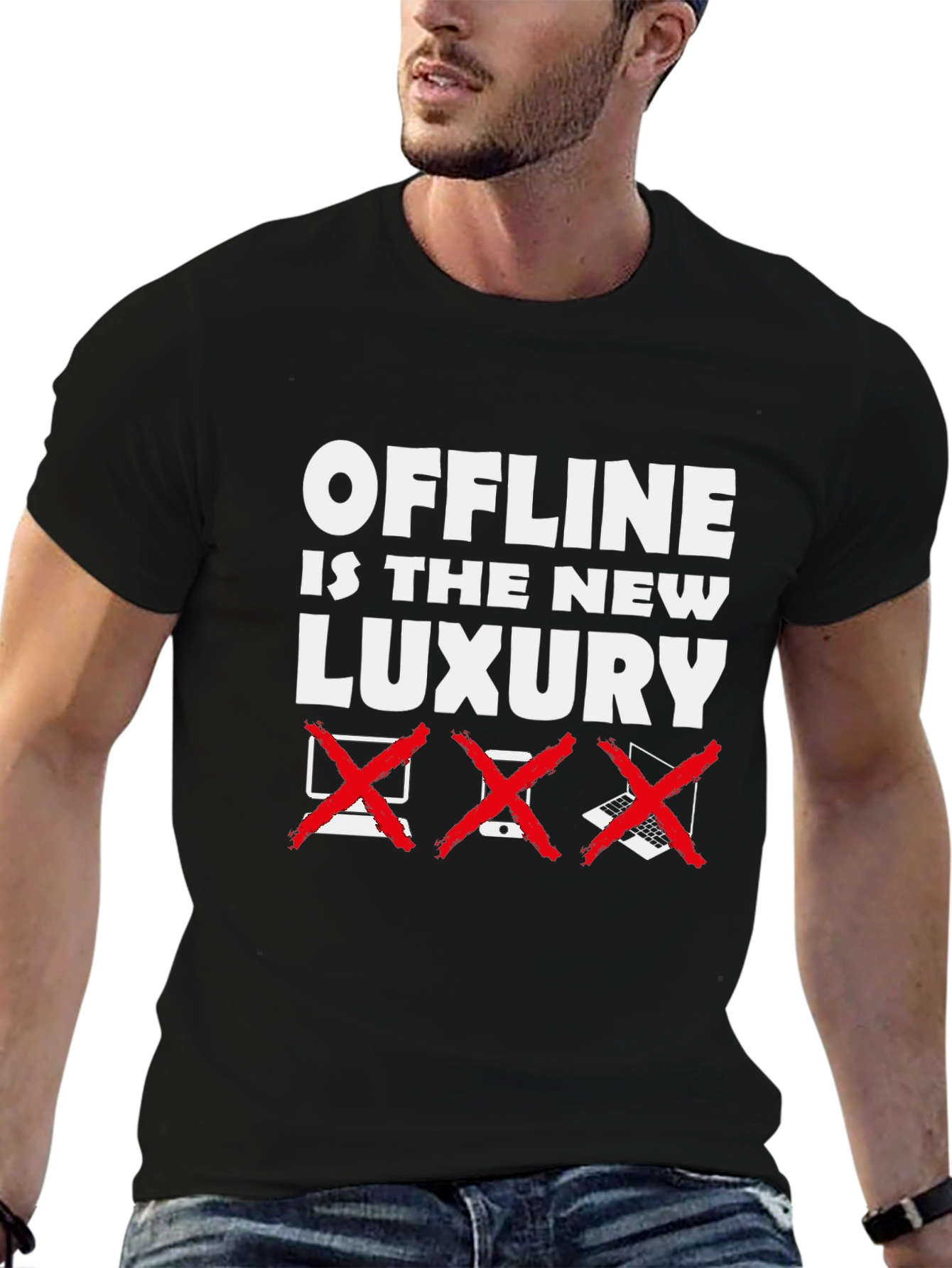 Offline is the New Luxury Graphic T-Shirt