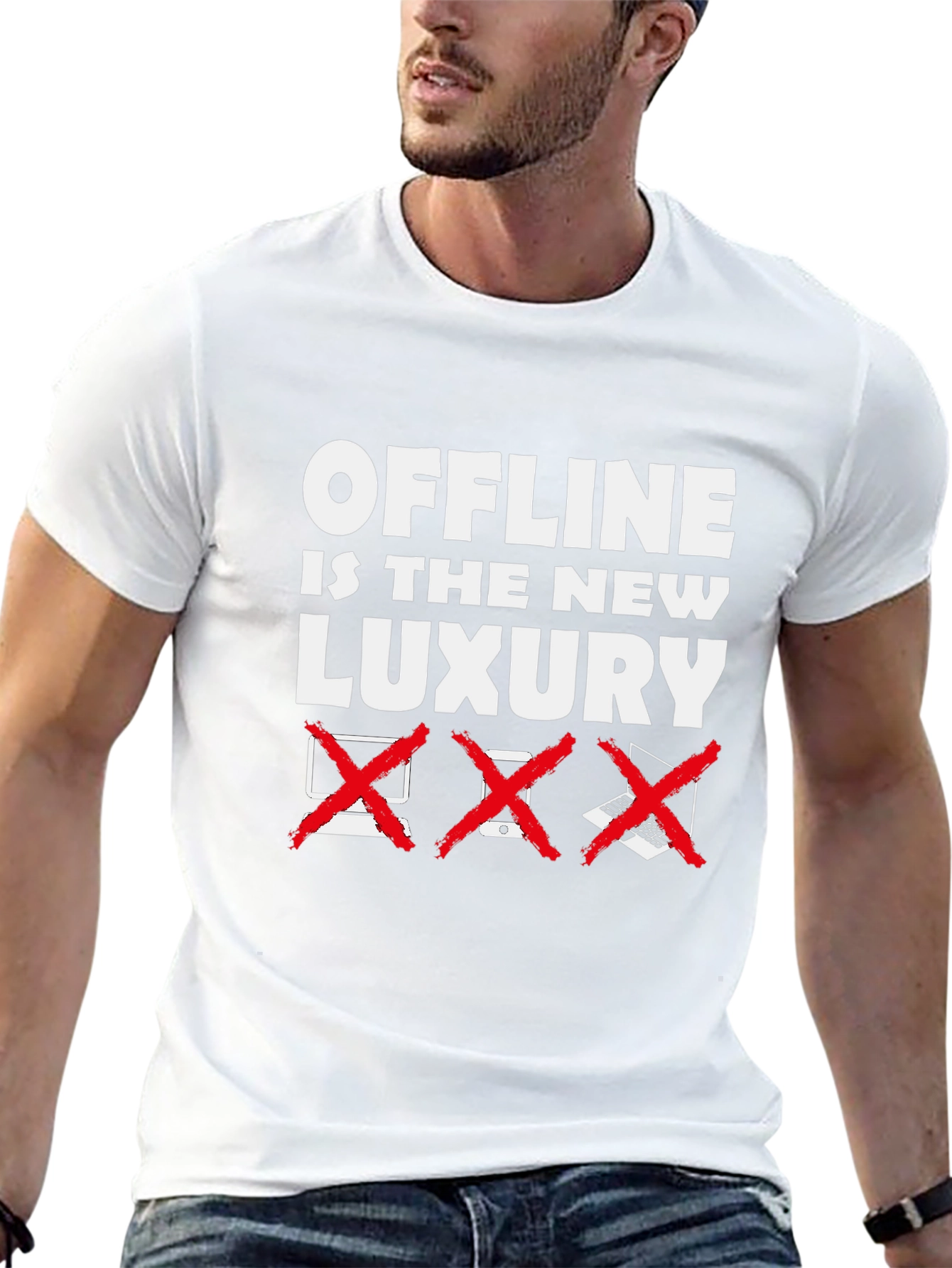 Offline is the New Luxury Graphic T-Shirt
