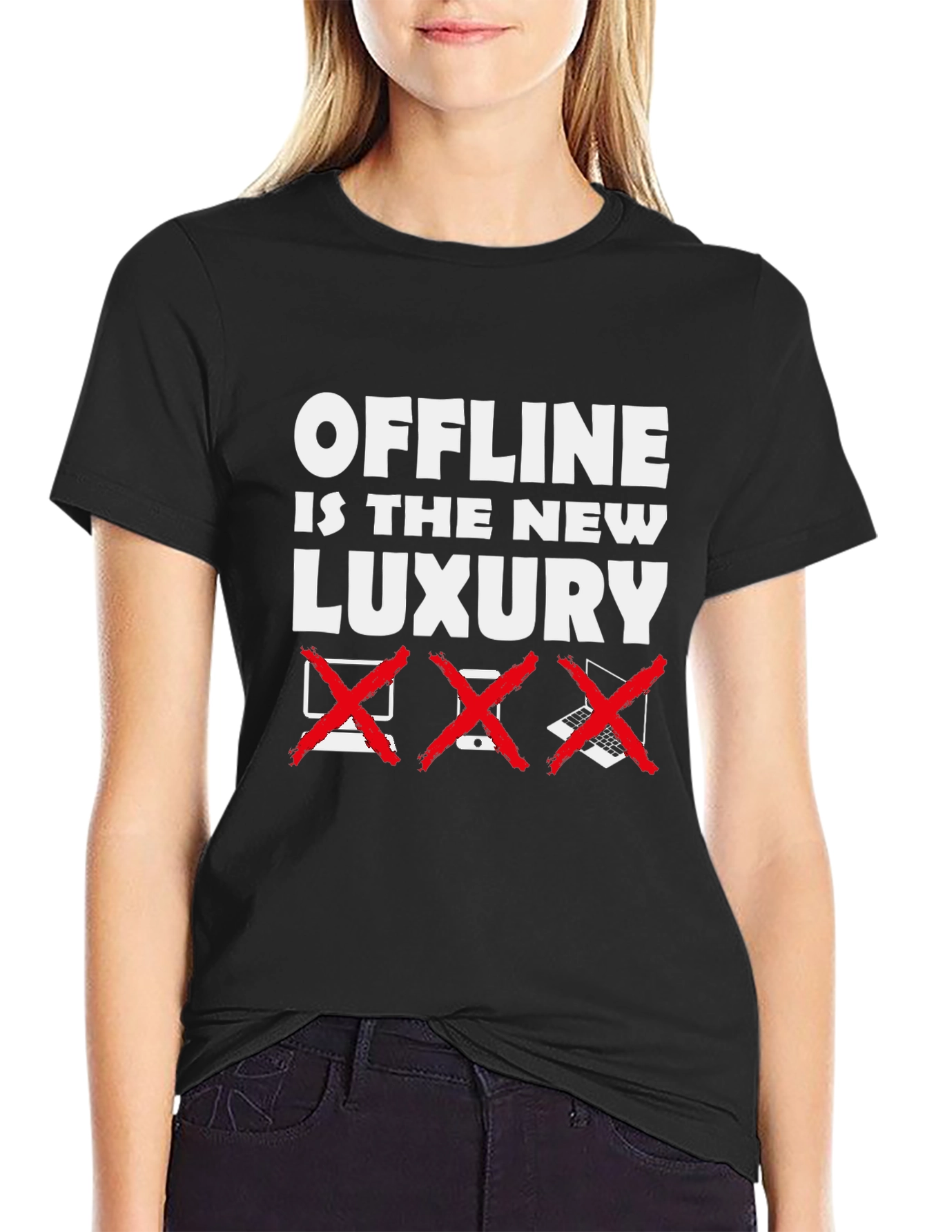 Offline is the New Luxury Graphic T-Shirt