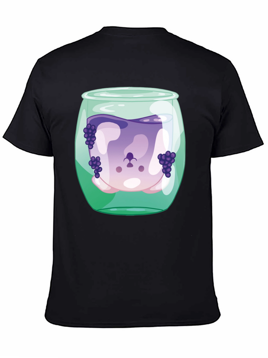 Grape Juice Dog Tee - Funny Graphic T-Shirt