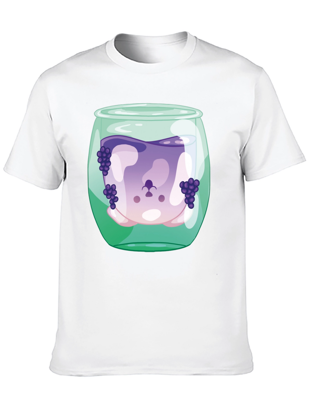 Grape Juice Dog Tee - Funny Graphic T-Shirt