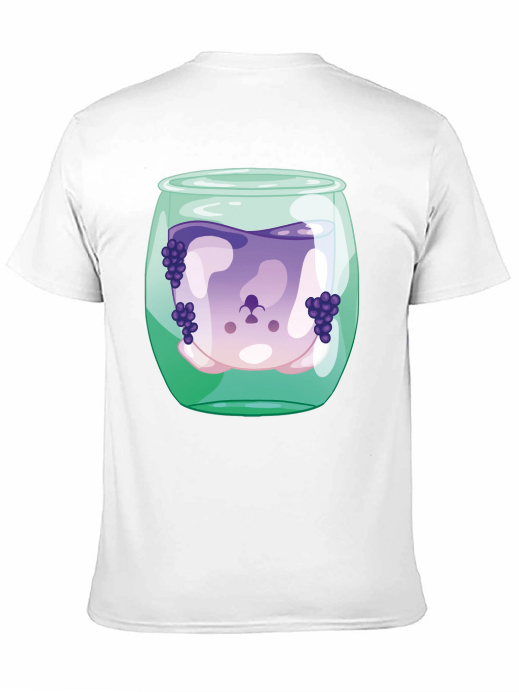 Grape Juice Dog Tee - Funny Graphic T-Shirt