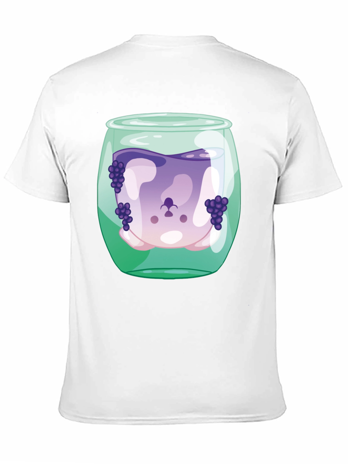 Grape Juice Dog Tee - Funny Graphic T-Shirt