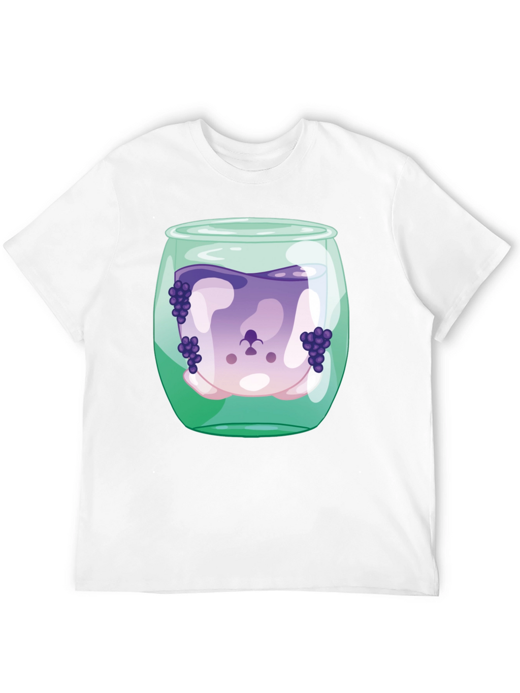 Grape Juice Dog Tee - Funny Graphic T-Shirt