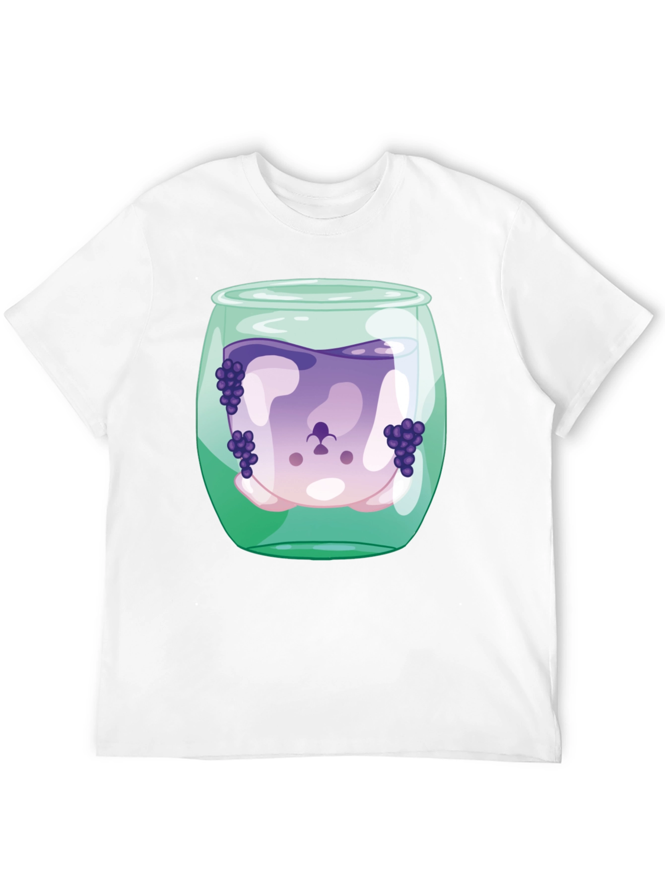 Grape Juice Dog Tee - Funny Graphic T-Shirt