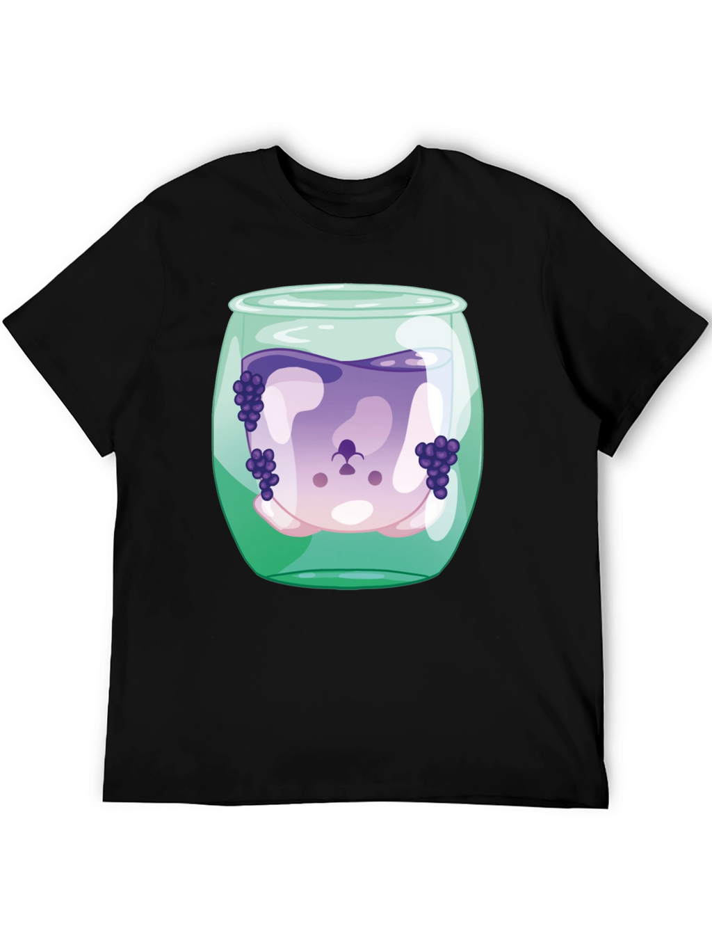 Grape Juice Dog Tee - Funny Graphic T-Shirt