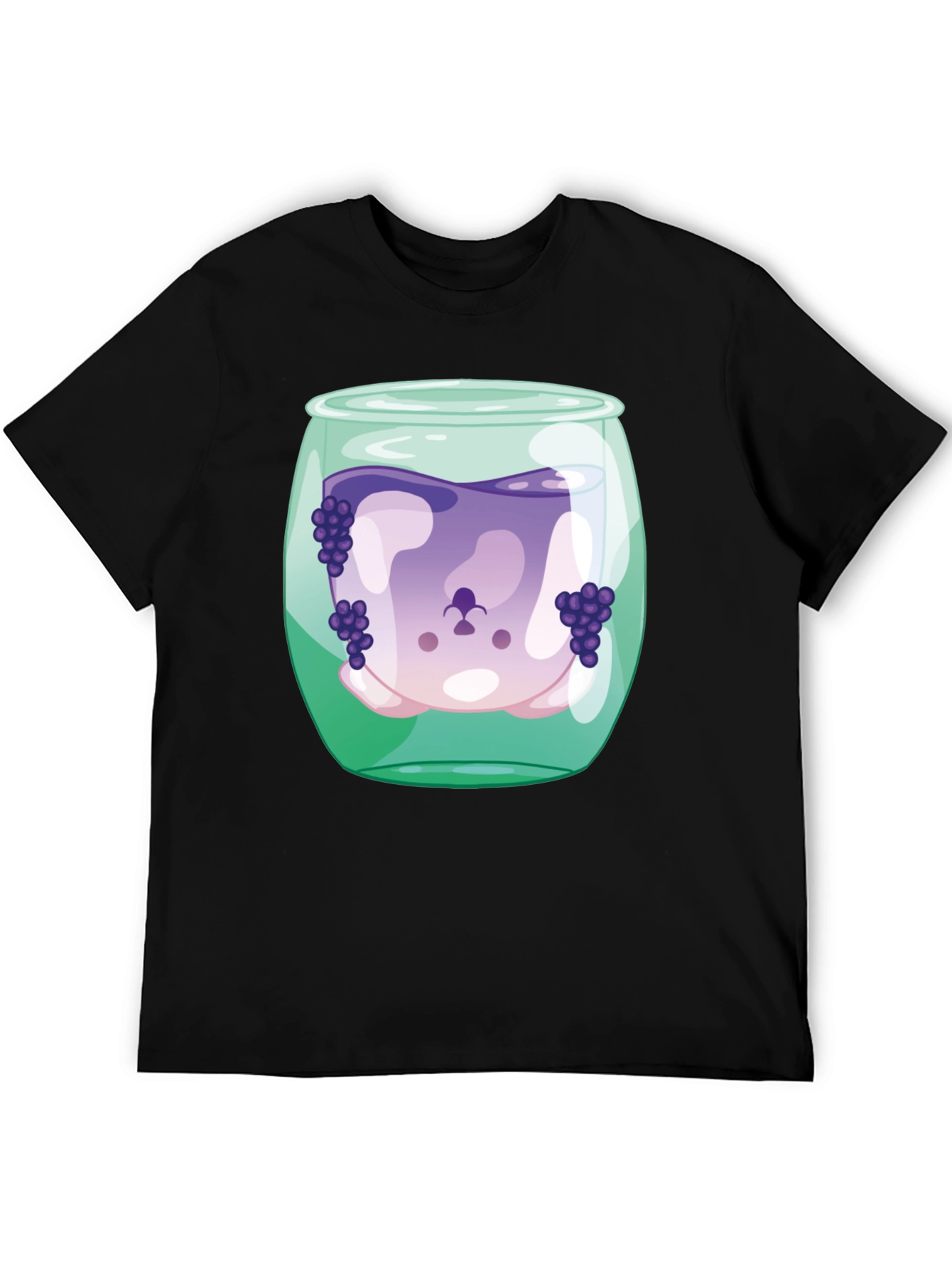 Grape Juice Dog Tee - Funny Graphic T-Shirt