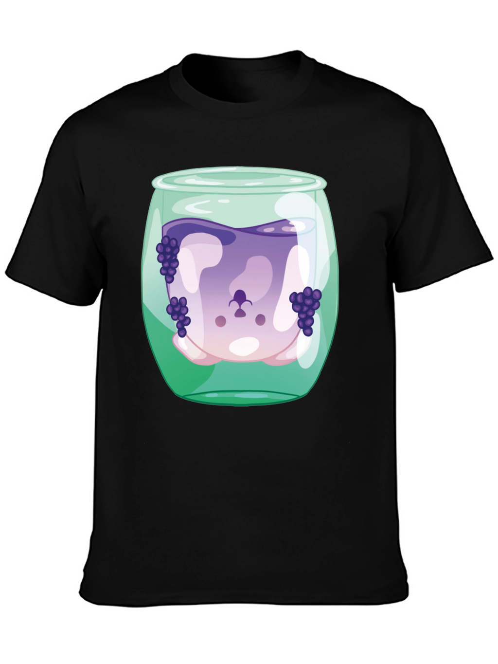 Grape Juice Dog Tee - Funny Graphic T-Shirt