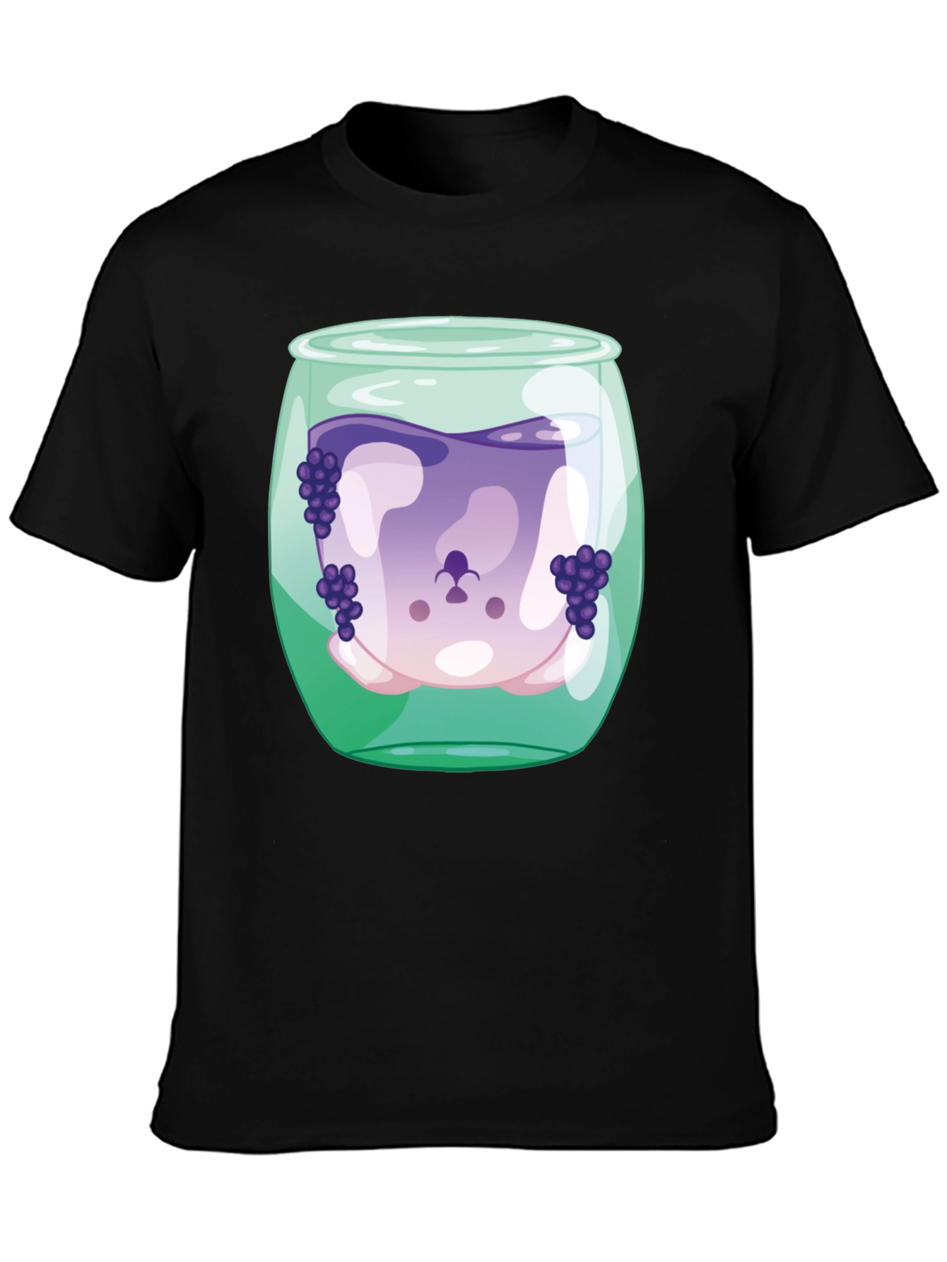 Grape Juice Dog Tee - Funny Graphic T-Shirt