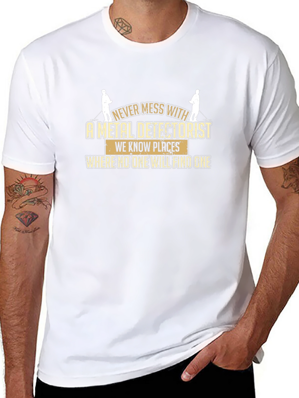 Metal Detectorist T-Shirt: Never Mess With Us!