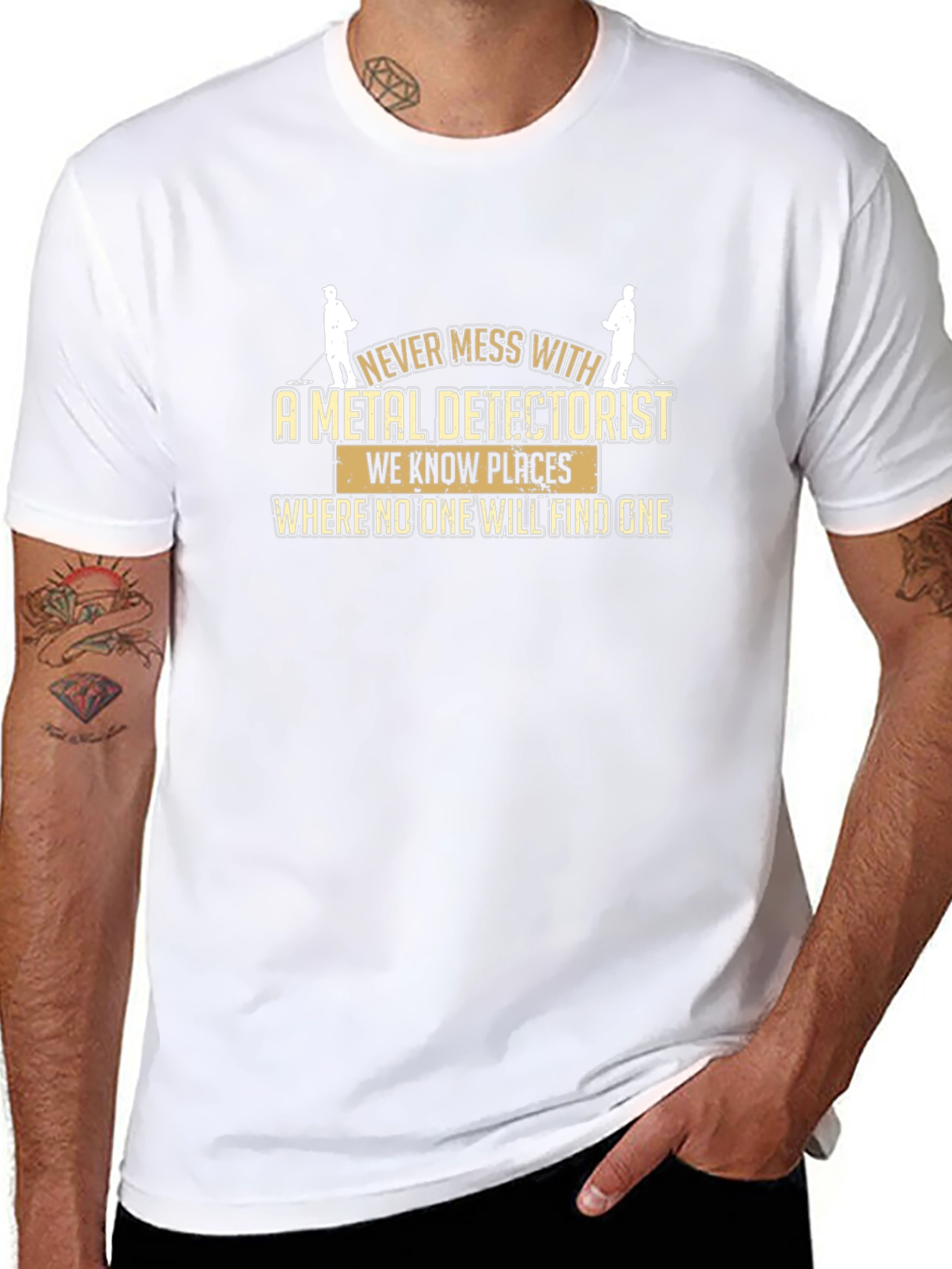 Metal Detectorist T-Shirt: Never Mess With Us!