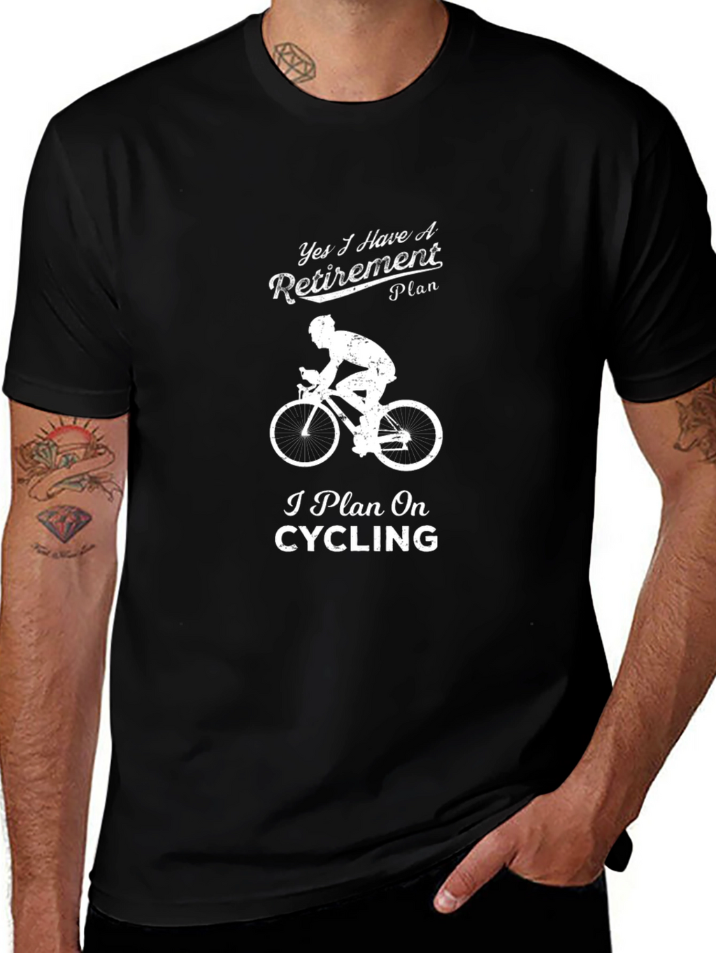 Retirement Plan Cycling T-Shirt