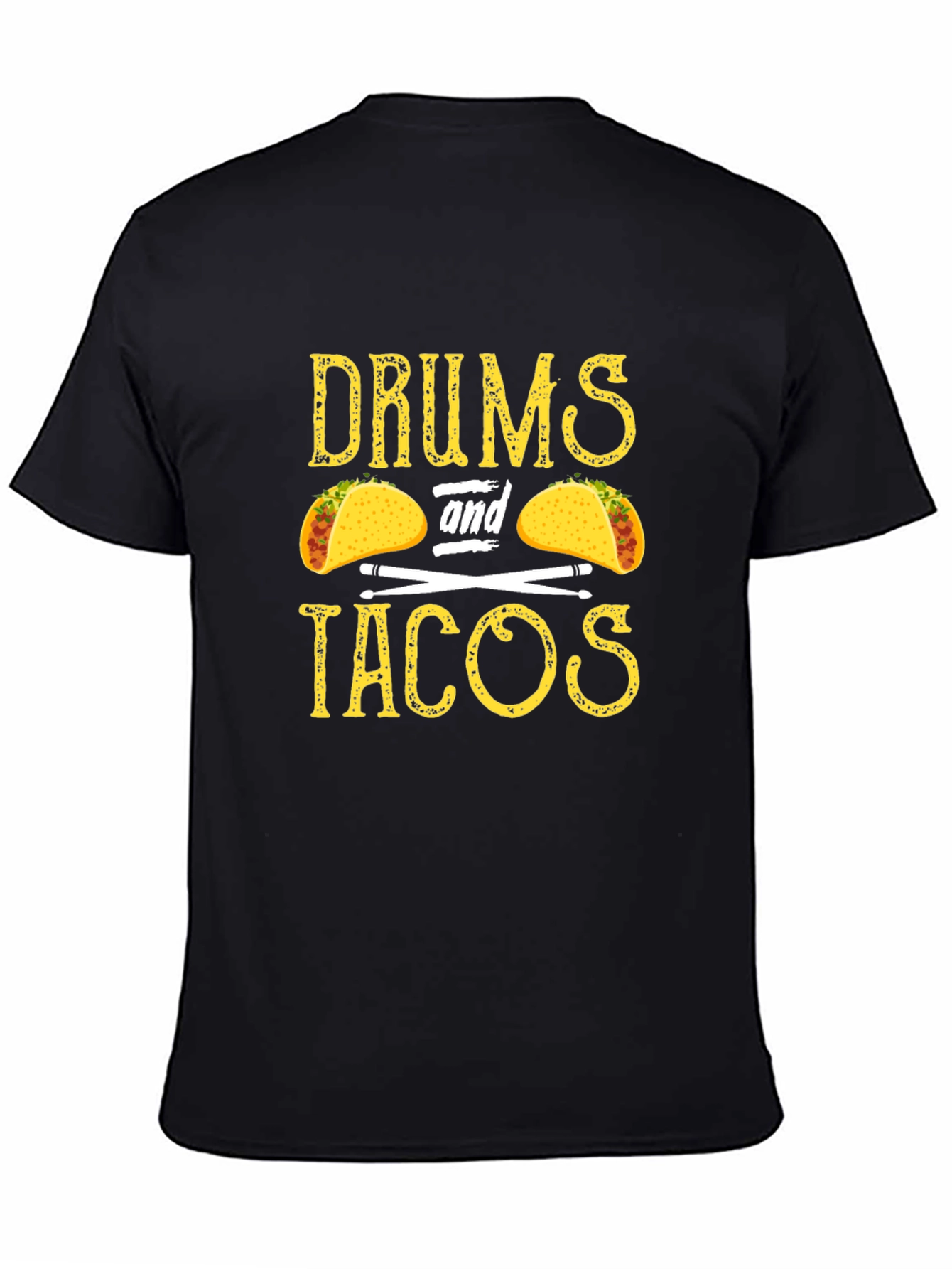 Drums and Tacos Graphic Tee - Music & Food Lover T-Shirt