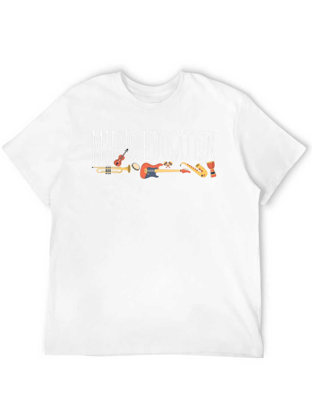 Music Education T-Shirt - Instruments Graphic Tee
