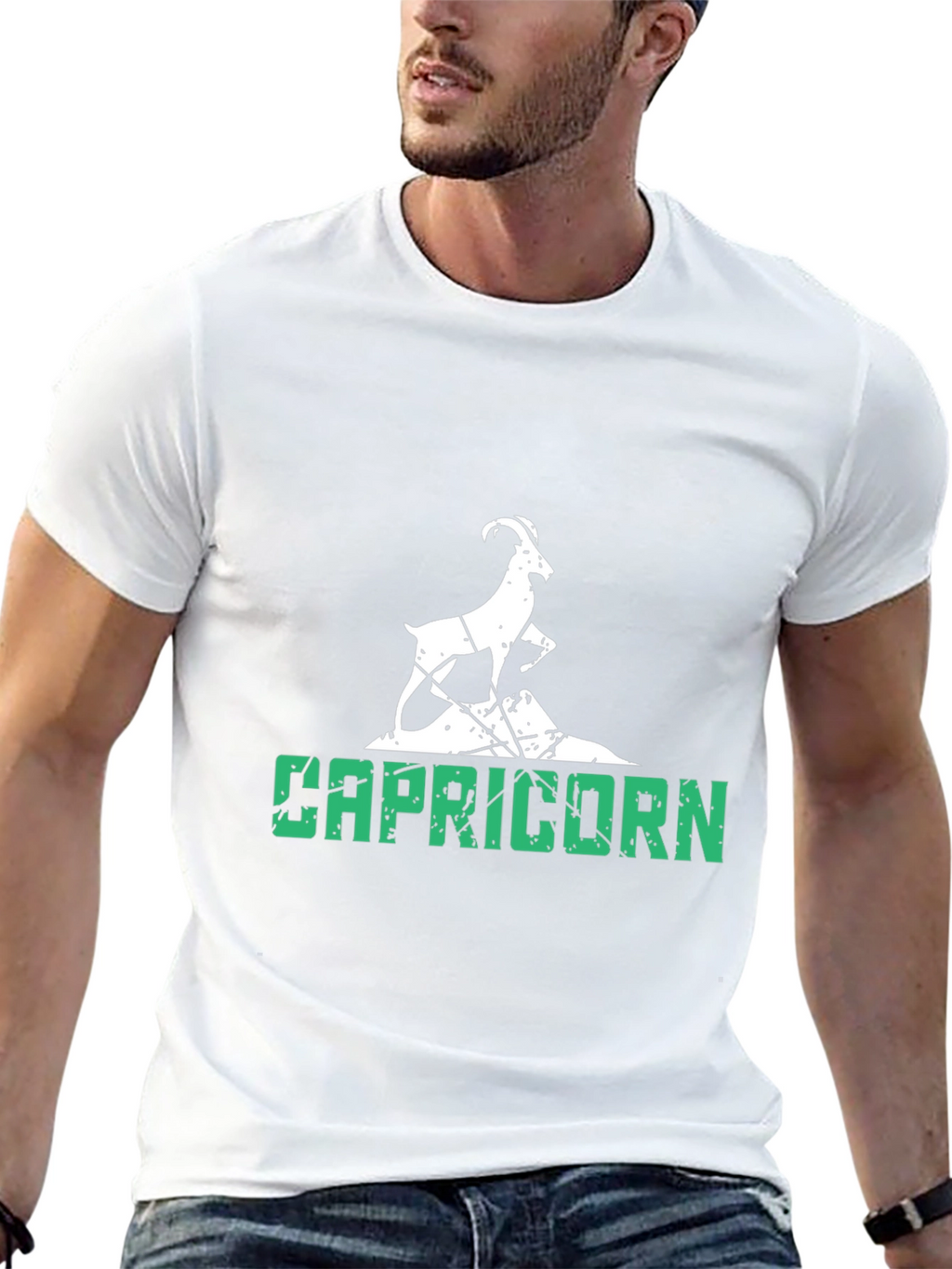 Capricorn Graphic Tee - Black