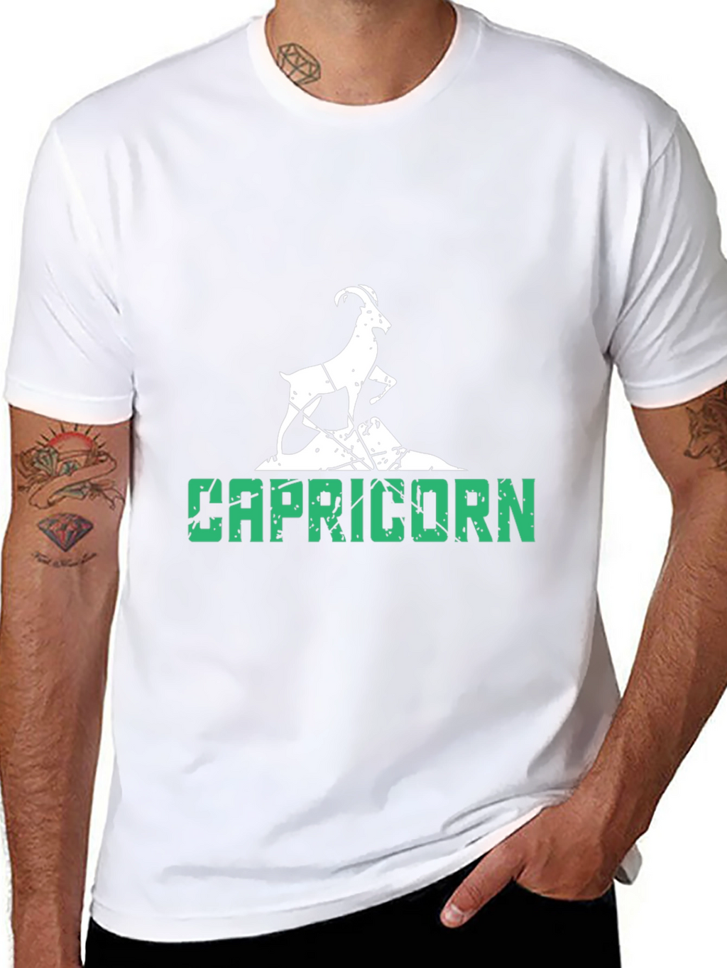 Capricorn Graphic Tee - Black