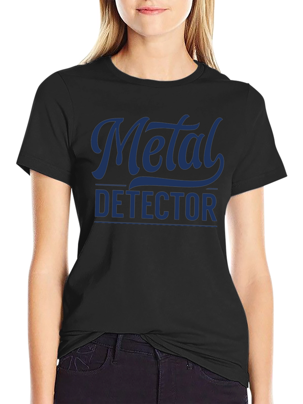 Metal Detector Black T-Shirt