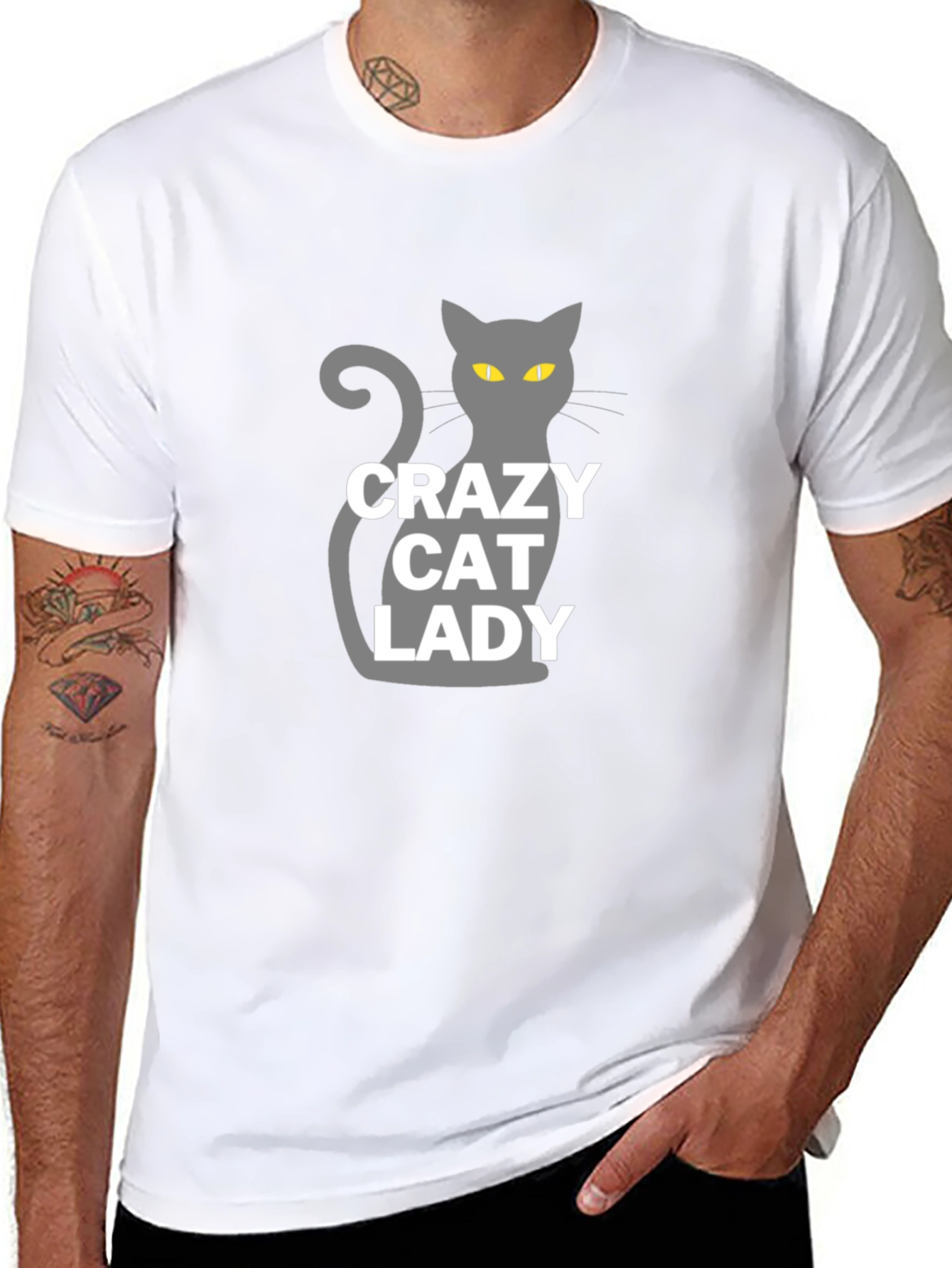Crazy Cat Lady Graphic T-Shirt