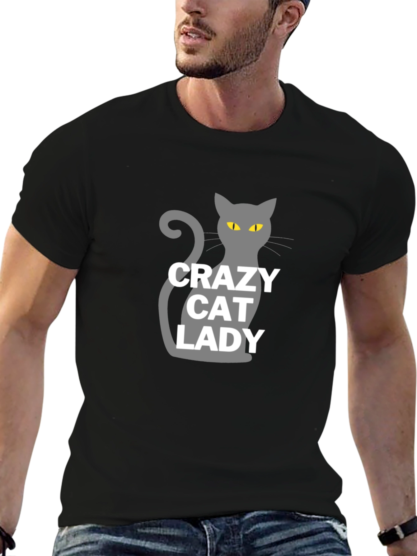 Crazy Cat Lady Graphic T-Shirt