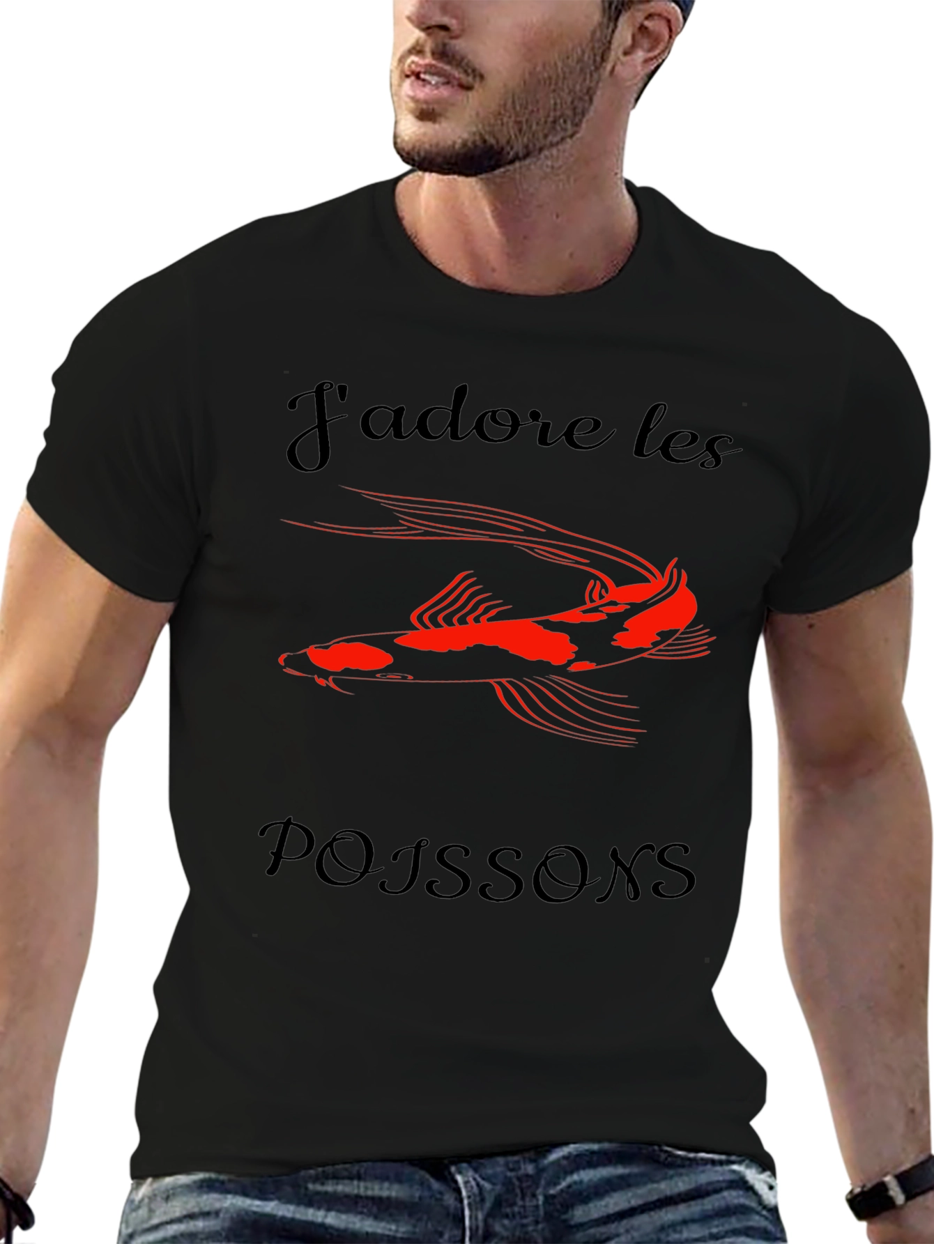 Jadore les Poissons Graphic Tee