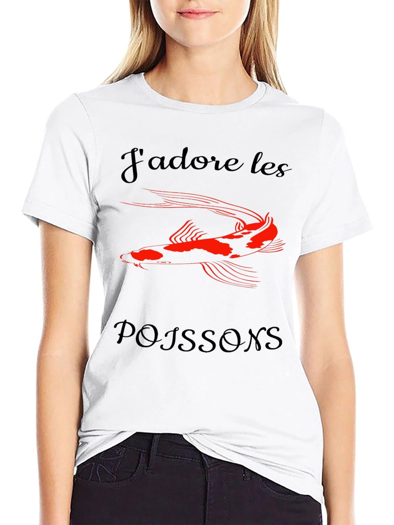 Jadore les Poissons Graphic Tee