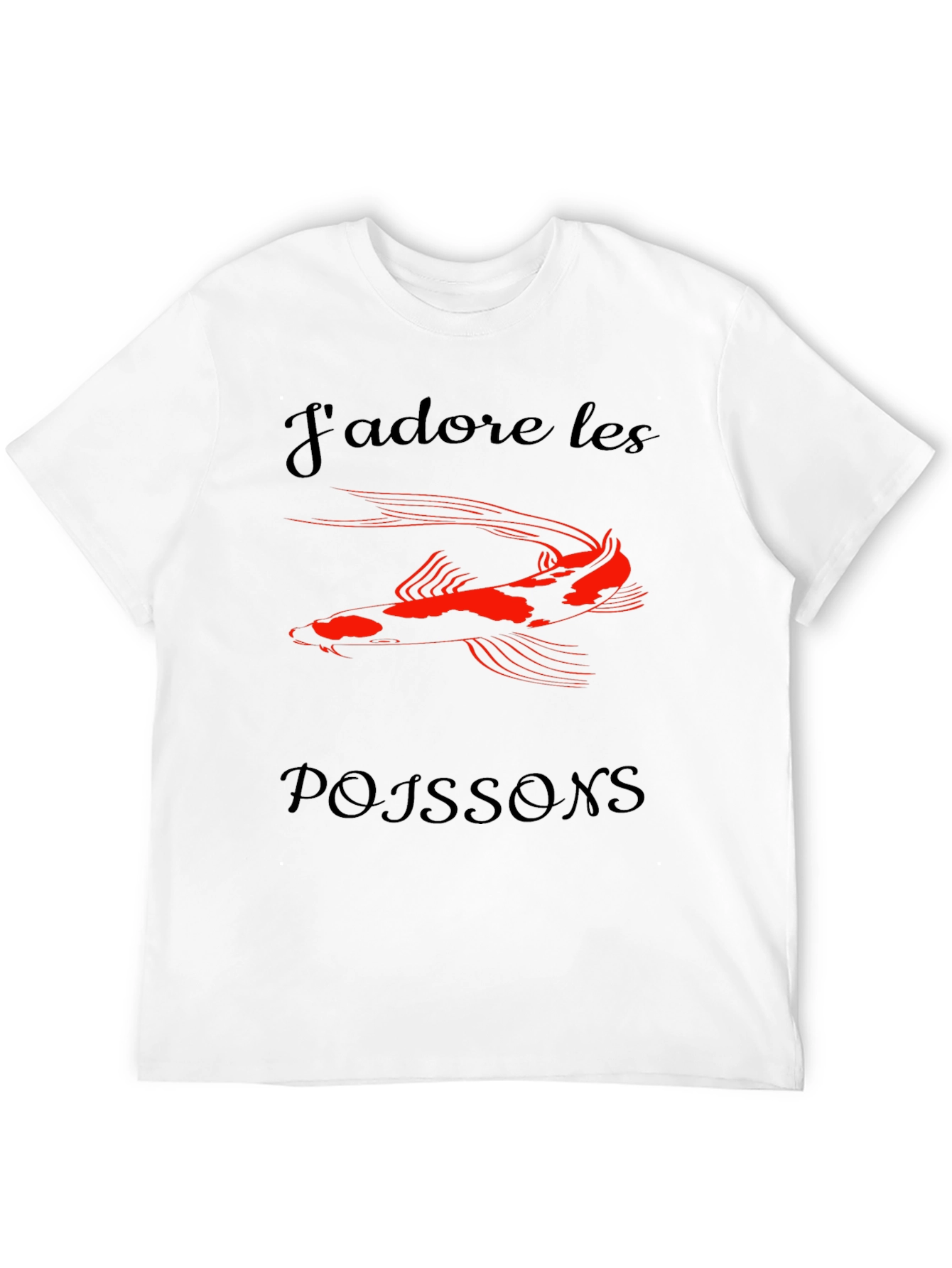 Jadore les Poissons Graphic Tee