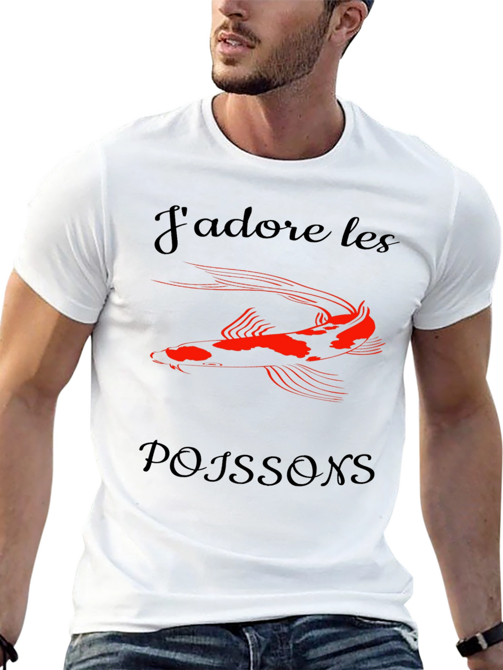Jadore les Poissons Graphic Tee