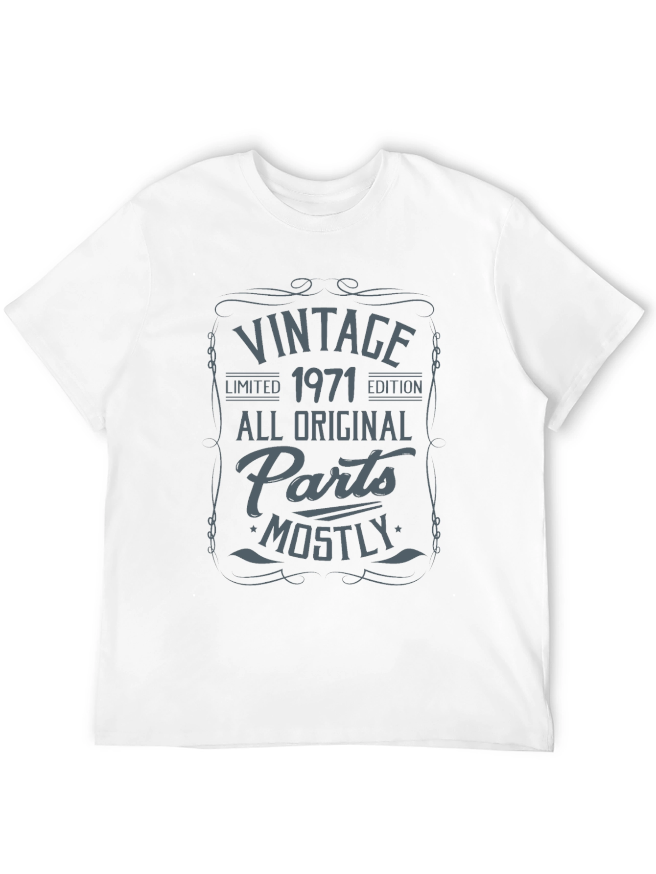 Vintage 1971 All Original Parts Mostly T-Shirt