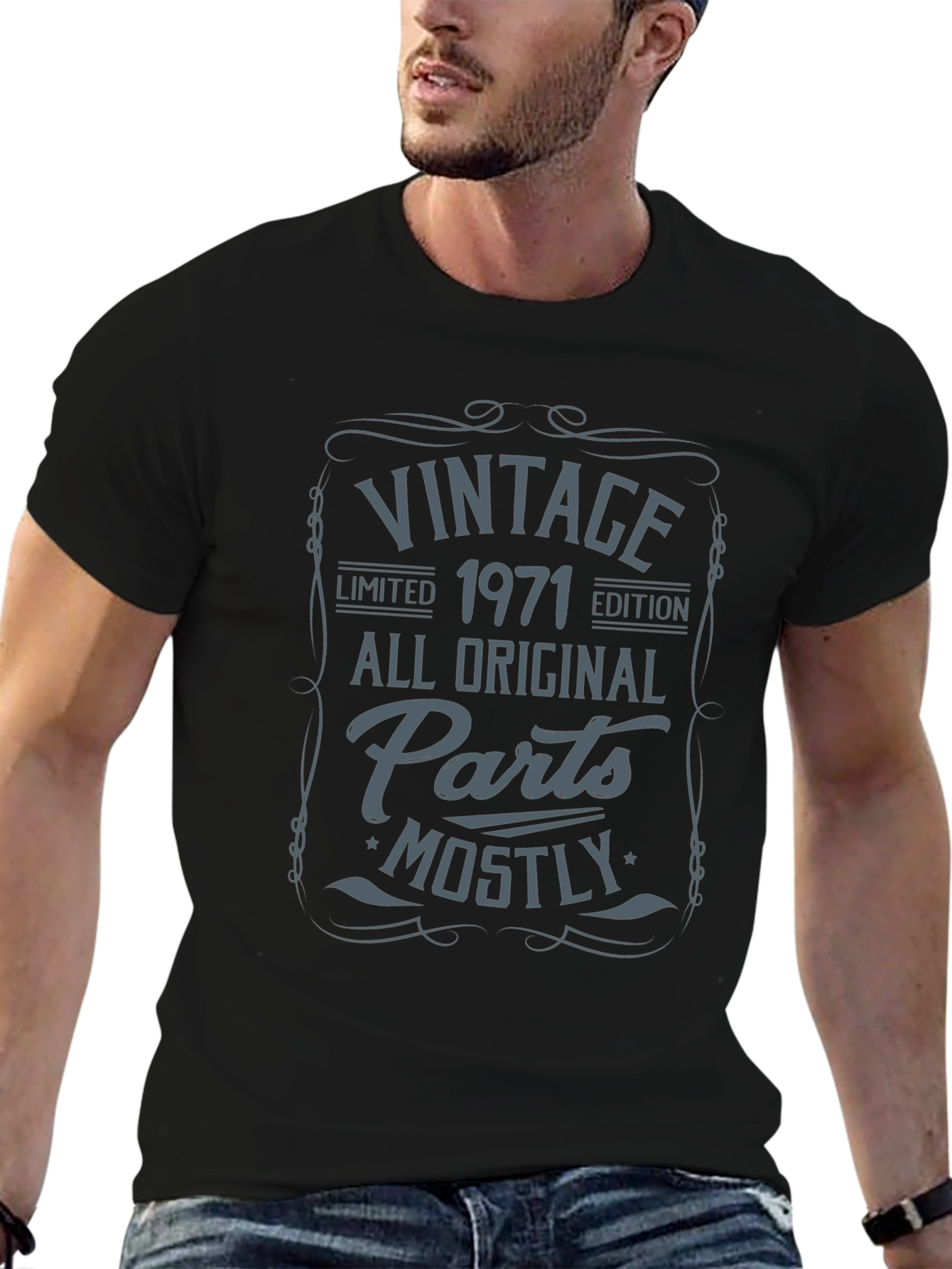Vintage 1971 All Original Parts Mostly T-Shirt