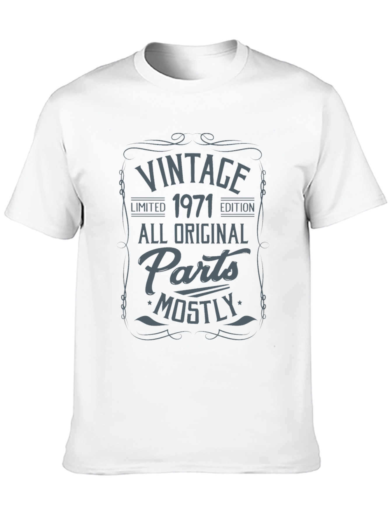 Vintage 1971 All Original Parts Mostly T-Shirt