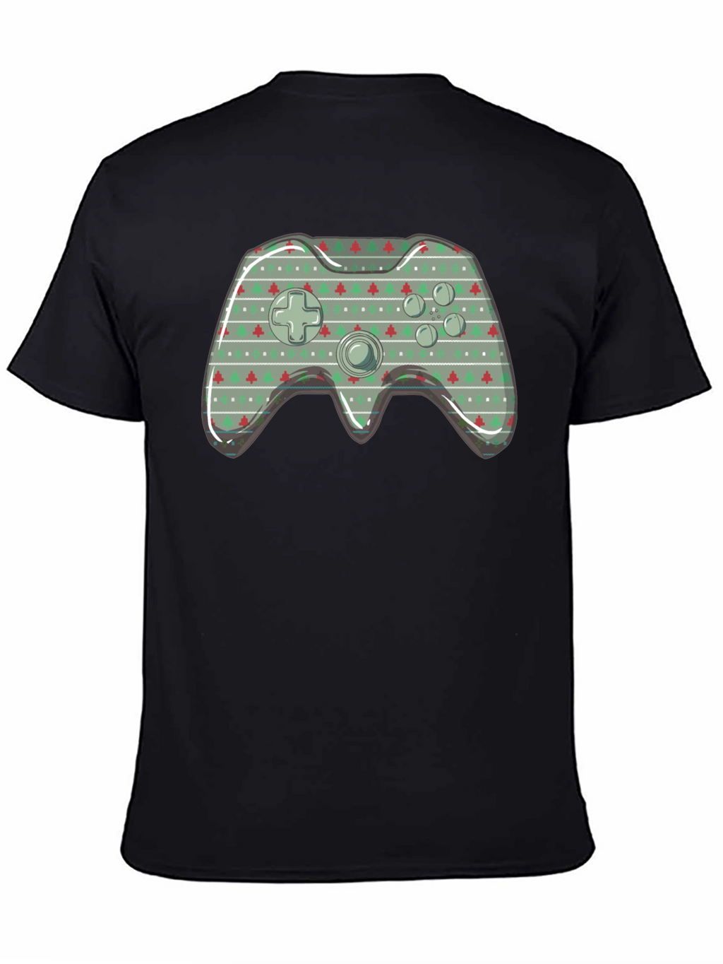 Christmas Game Controller Graphic T-Shirt